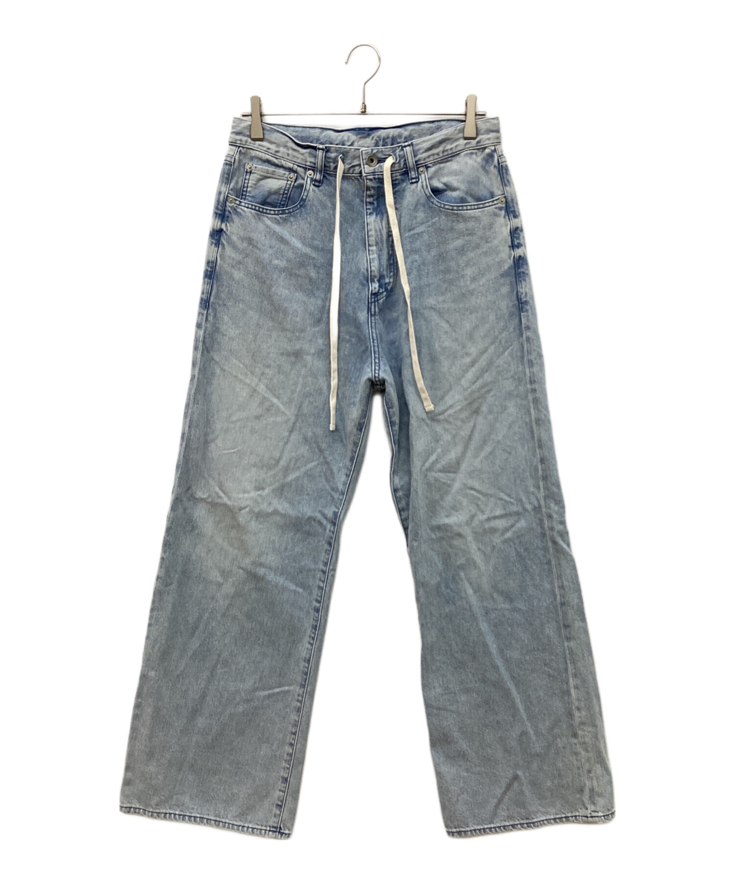 中古・古着通販】Whim Gazette (ウィムガゼット) ドロストデニムパンツ