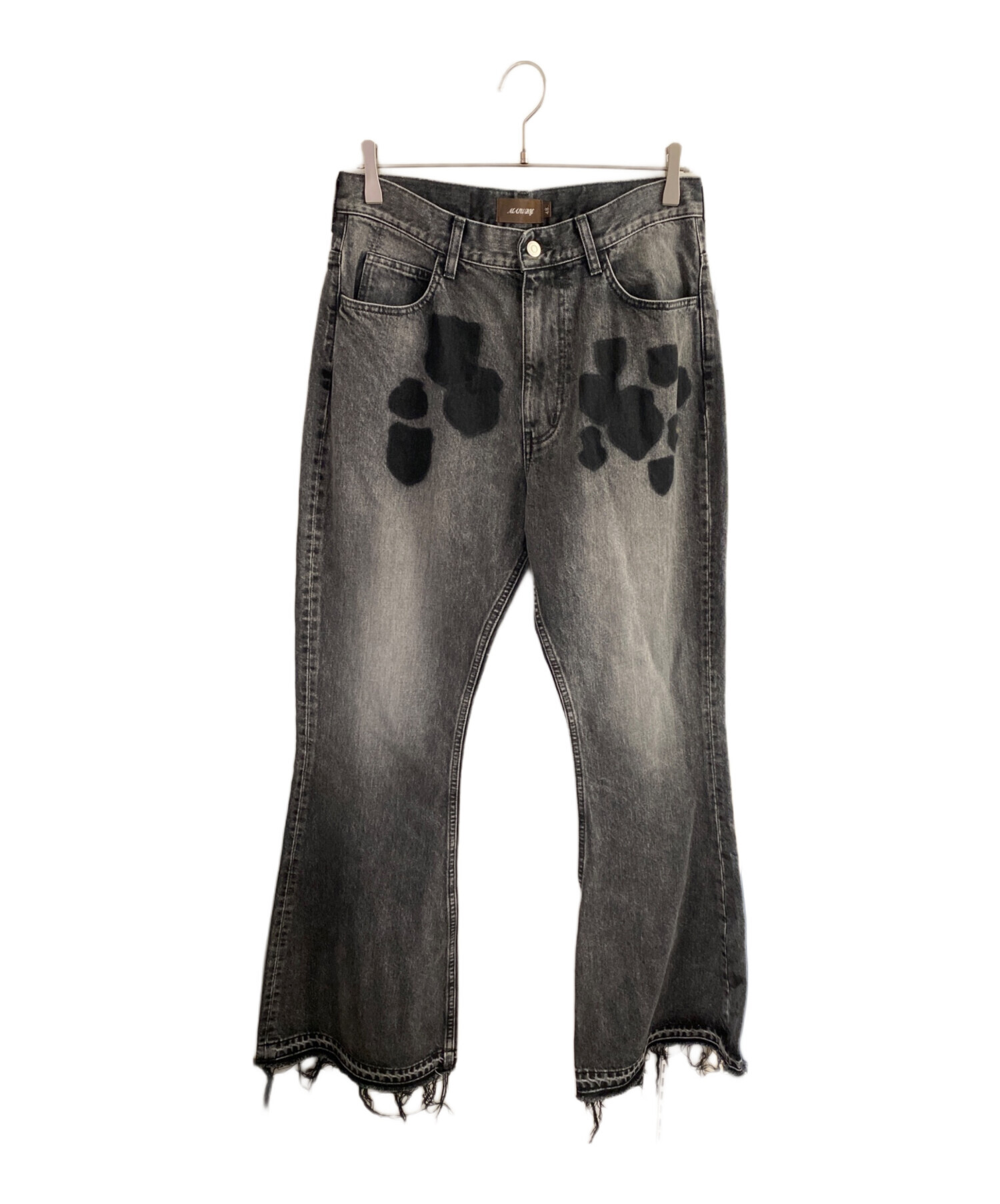 MASU BOYS EMBLEM BELL-BOTTOM JEANS ブラック MASU BOYS EMBLEM BELL 