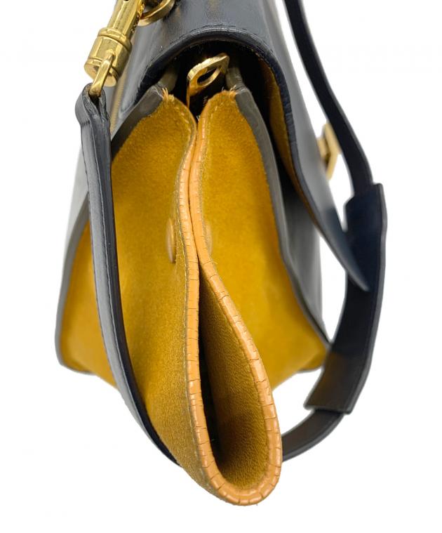 トラページ 中古・古着通販】CELINE (セリーヌ) トラペーズハンドバッグ ネイビー