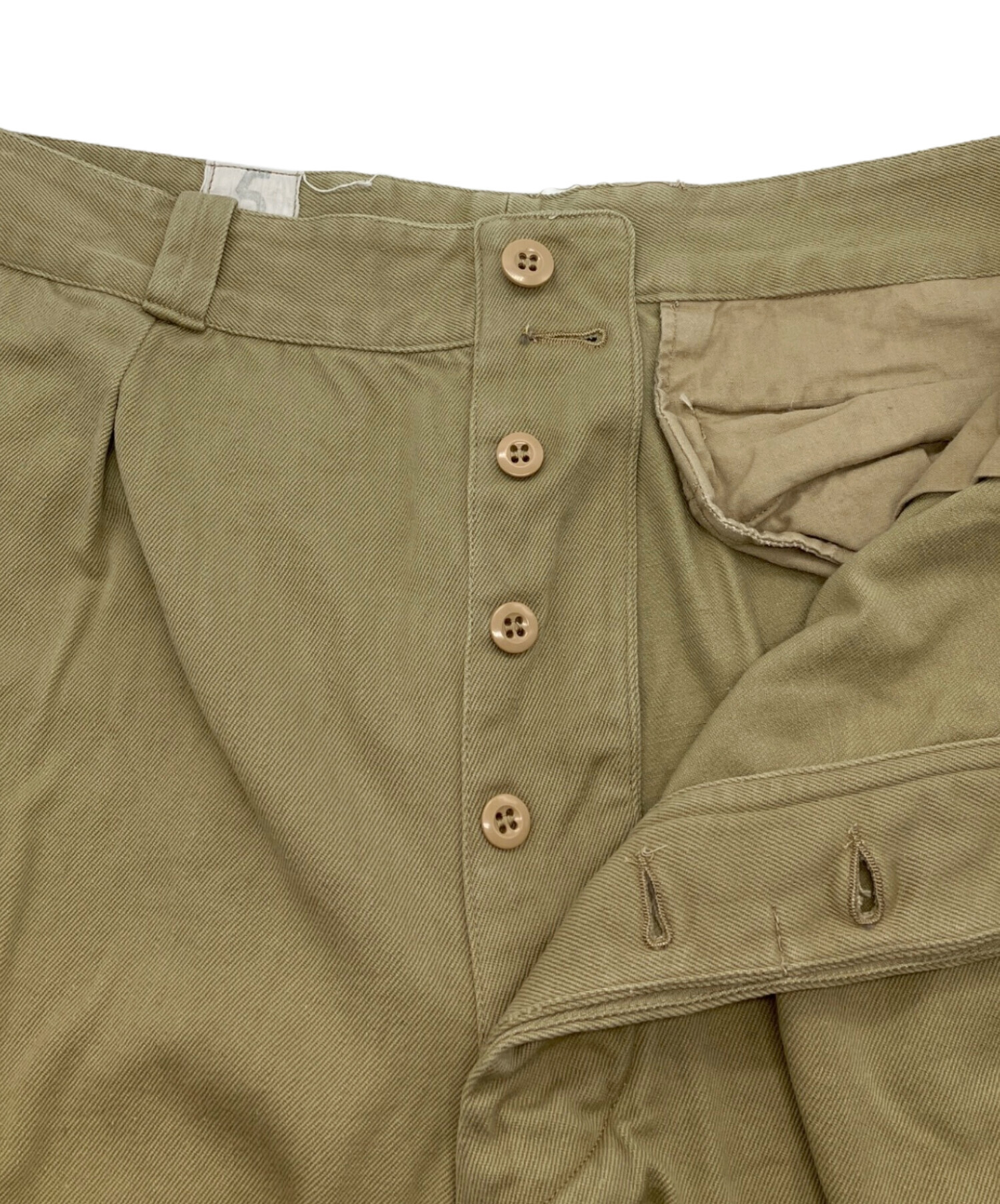 中古・古着通販】French Army (フランス軍) M52 1タックチノショーツ