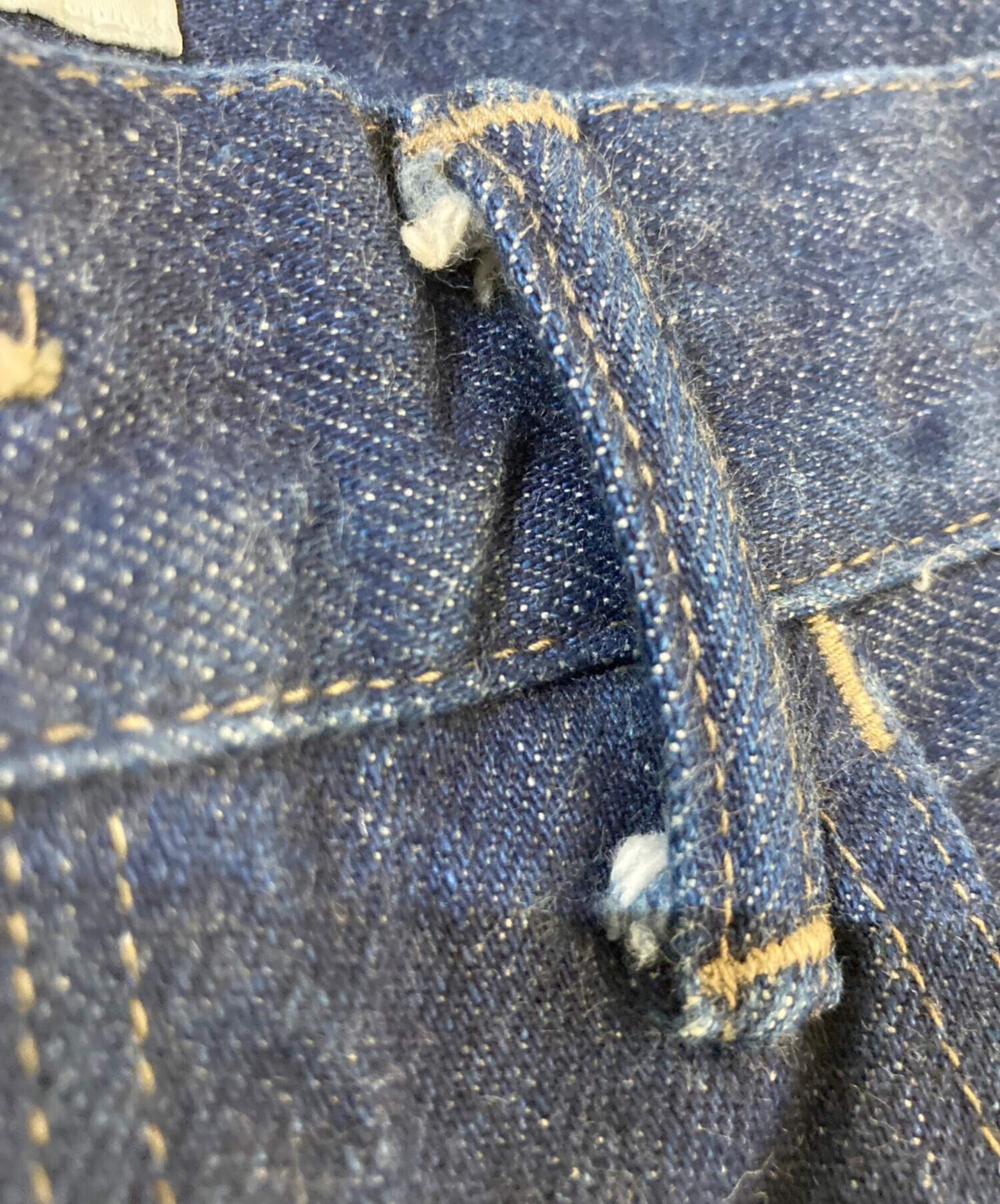 中古・古着通販】LOOPE (ルーペ) HIGH WAIST WIDE DENIM インディゴ 