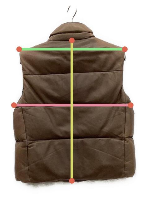 【新品タグ付き】ラルフローレン　羊革　レザー　ベルト　ベスト　ブラウン　9号 a8fa14bbd46bf2373dbb892ef95ff6