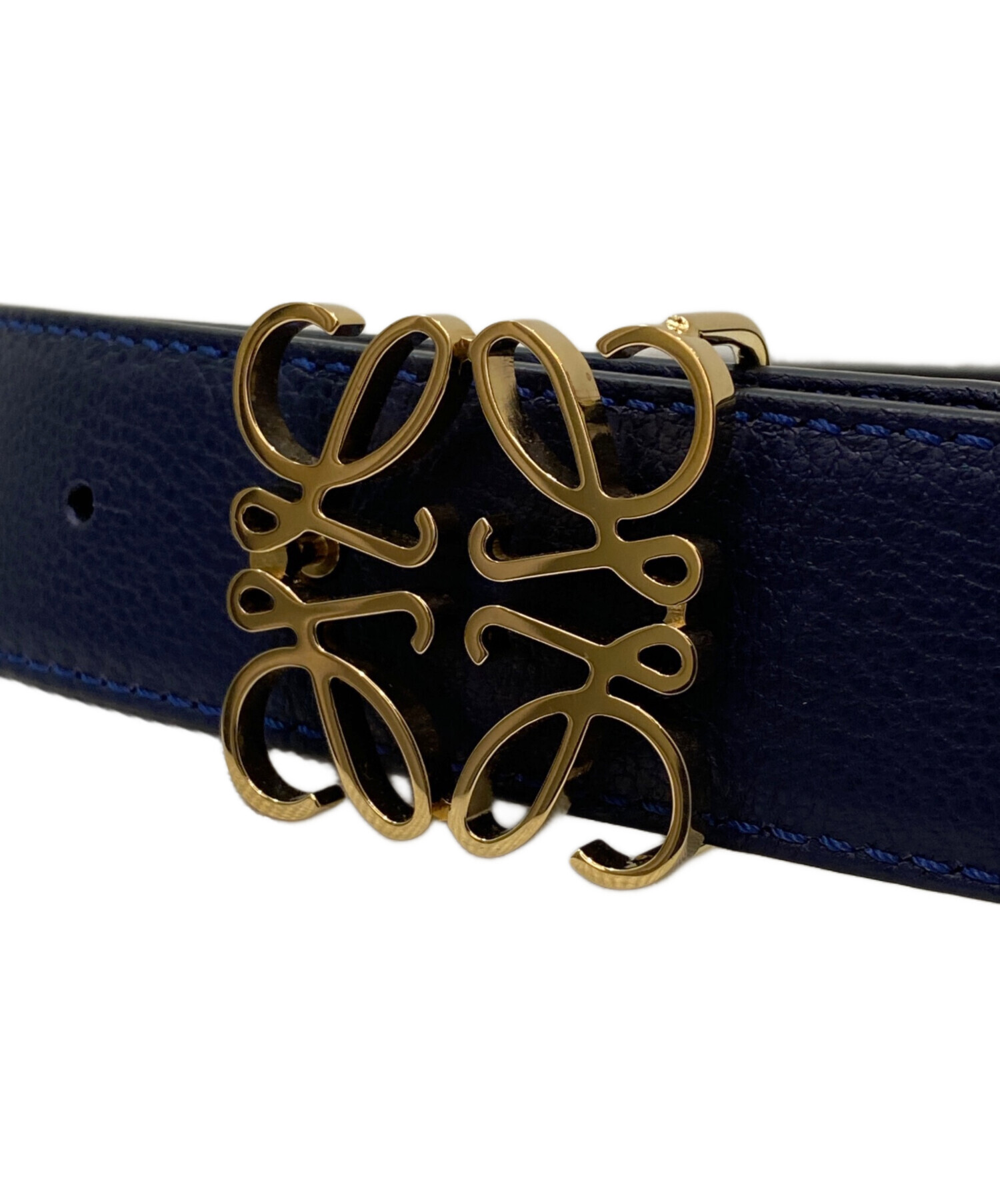 中古・古着通販】LOEWE (ロエベ) アナグラムリバーシブルベルト