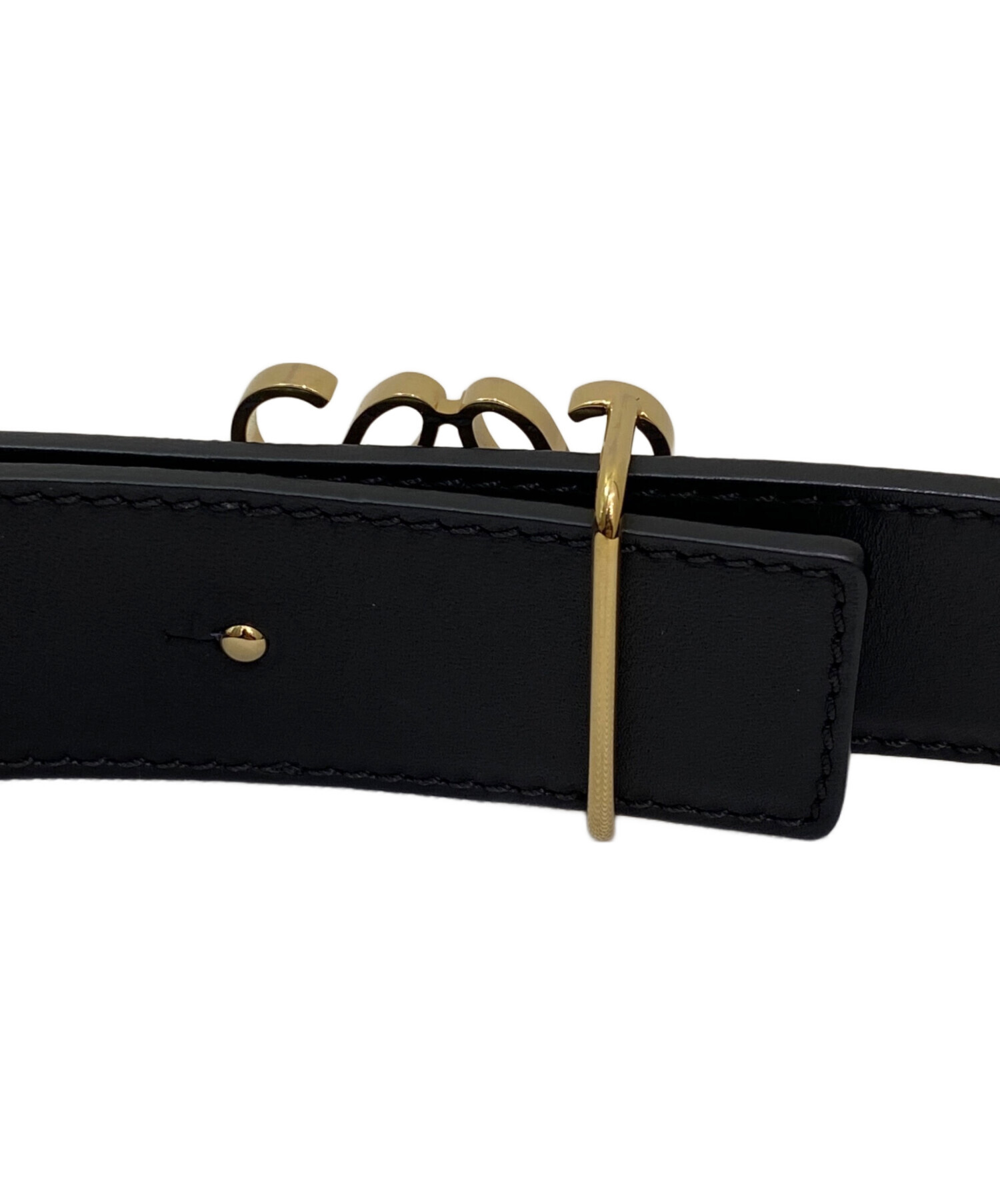 中古・古着通販】LOEWE (ロエベ) アナグラムリバーシブルベルト