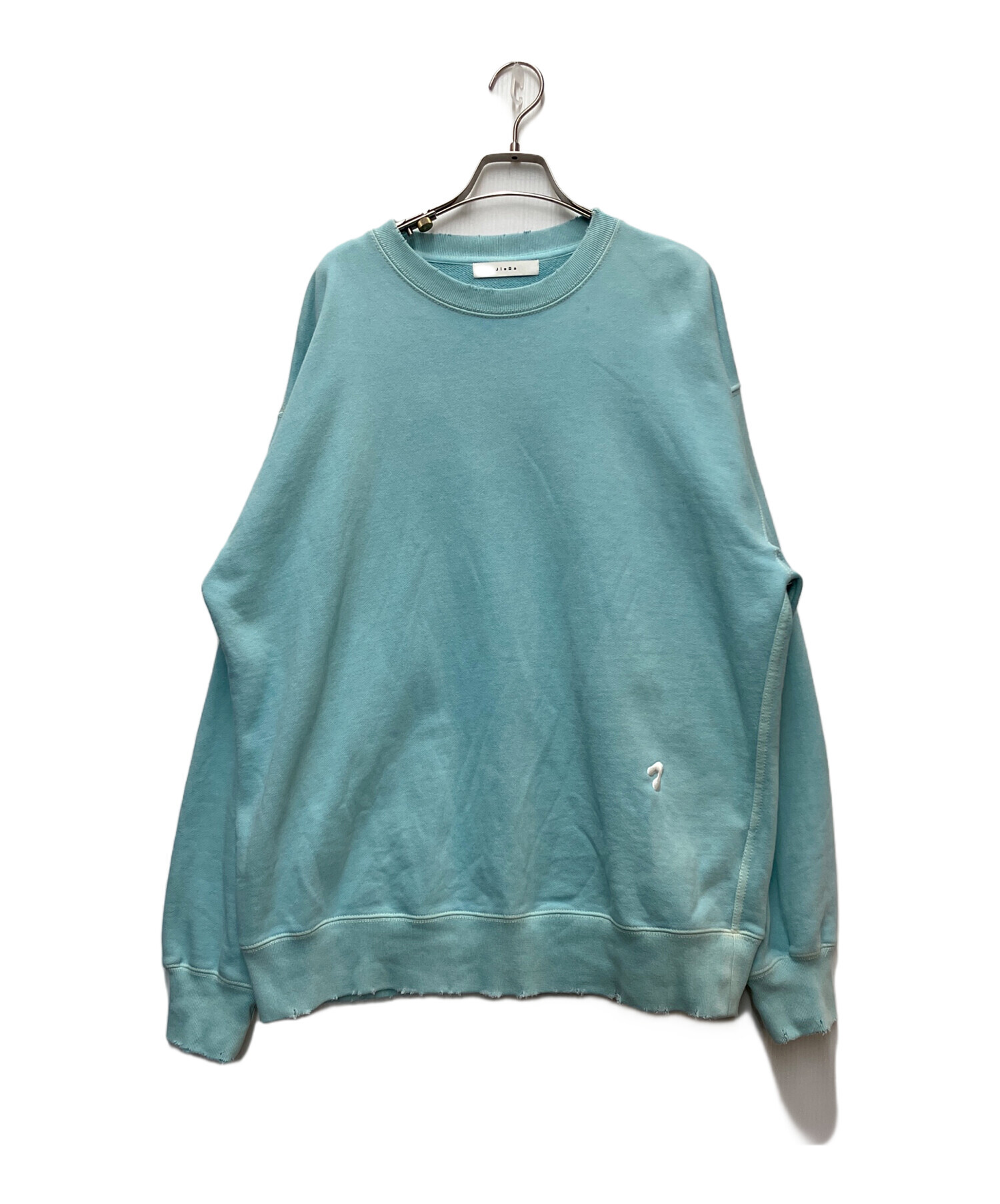 中古・古着通販】jieda (ジエダ) J LOGO DAMEGE SWEAT CREW ブルー