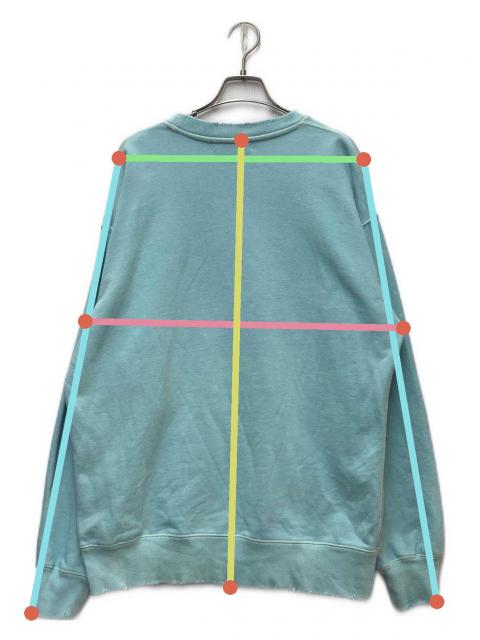 中古・古着通販】jieda (ジエダ) J LOGO DAMEGE SWEAT CREW ブルー