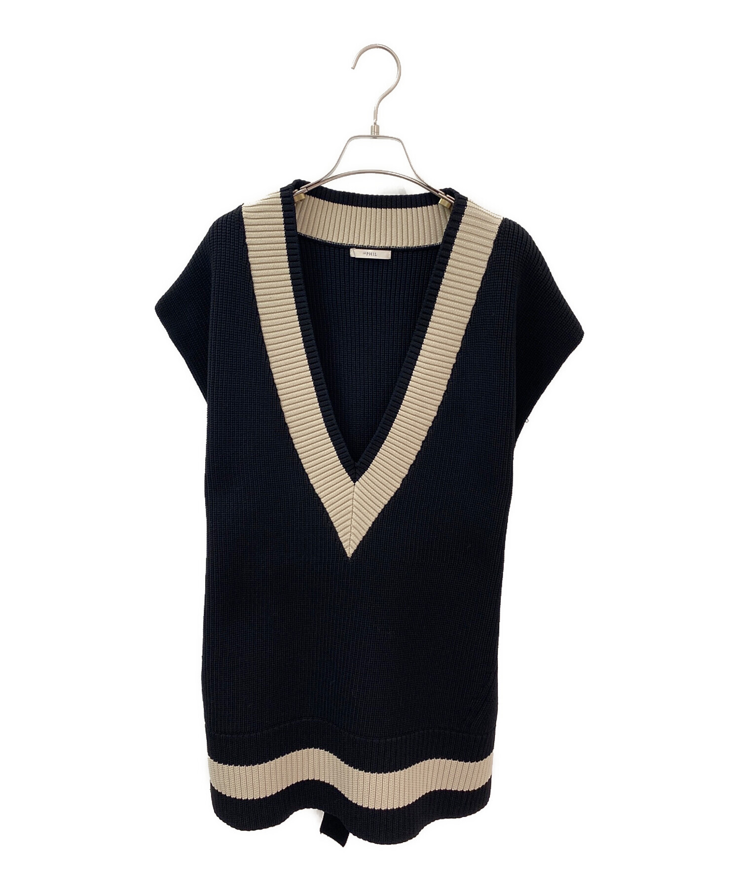 ロコLE PHIL 27,500円 スポンディッシュラインニット ジレ LE PHIL スポンディッシュラインニット - メルカリ