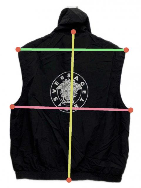 新品未使用タグ付【VERSACE】ベスト メデューサ 金ボタン M ウール 黒 中古・古着通販】VERSACE SPORT (ヴェルサーチ スポーツ) メデューサ