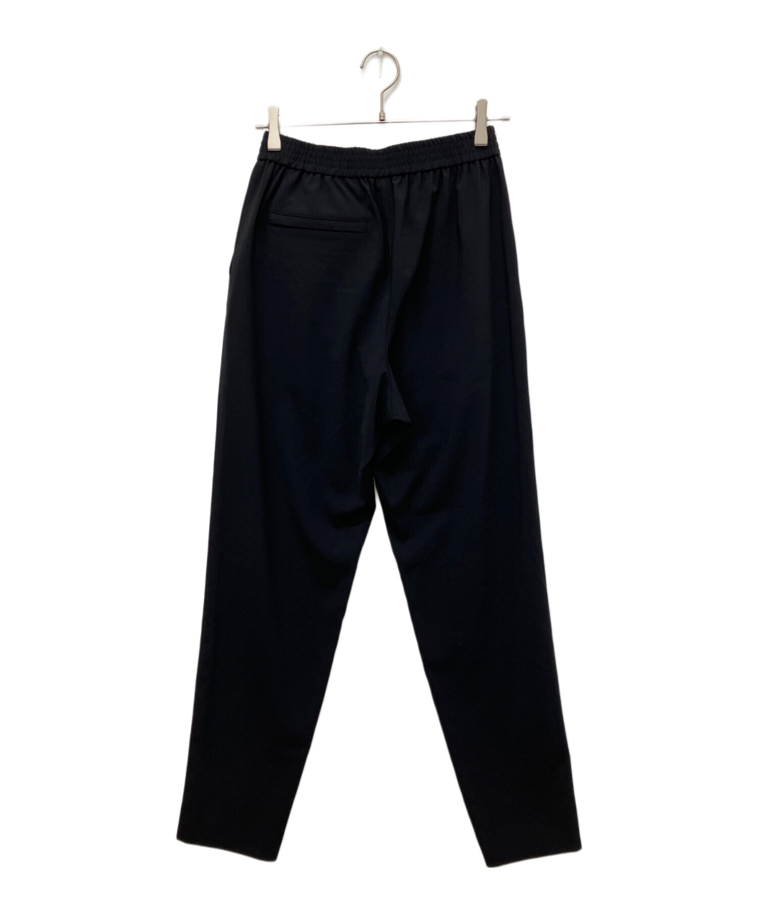 中古・古着通販】HYKE (ハイク) ストレッチテーパードパンツ ブラック