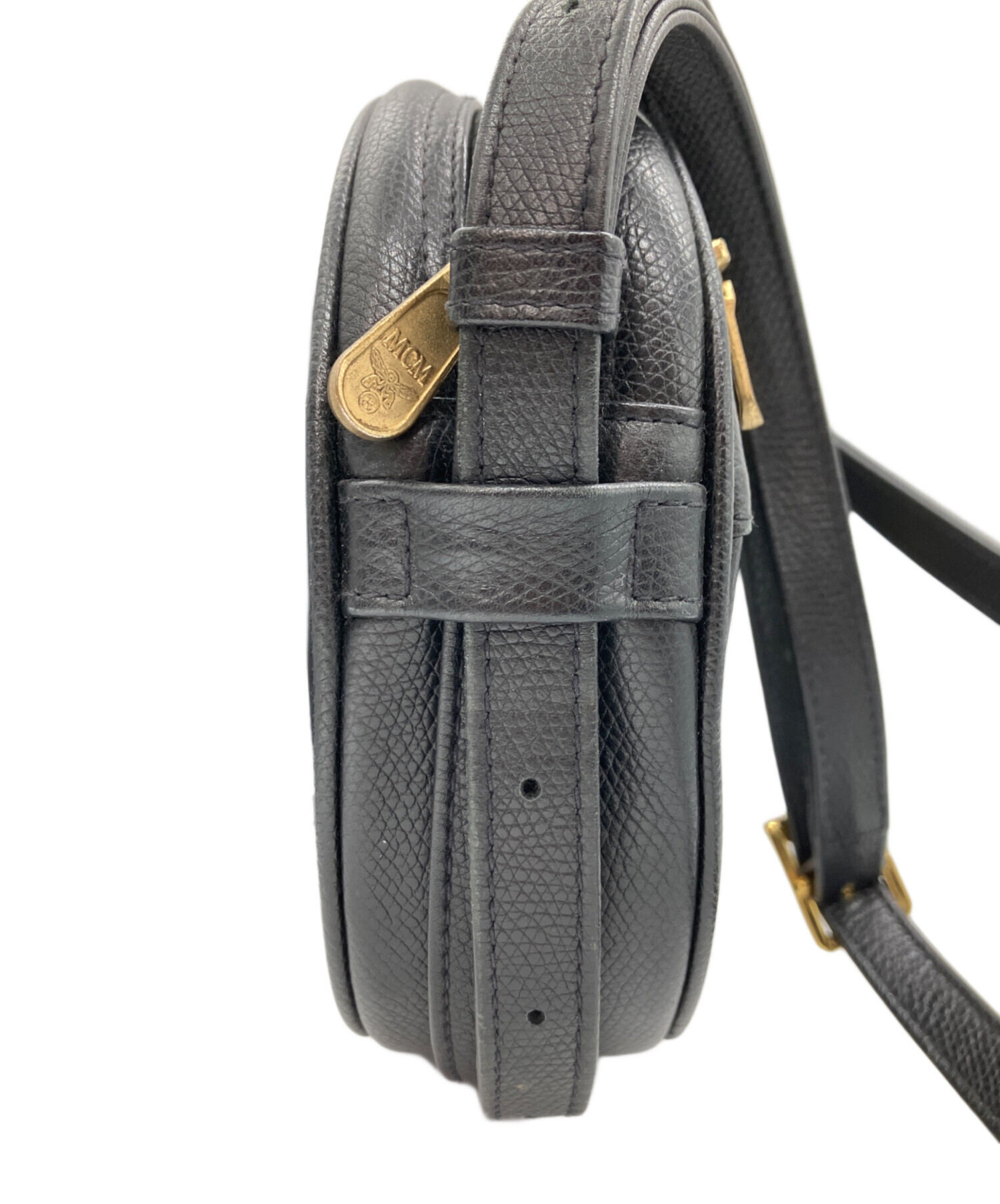 中古・古着通販】MCM (エムシーエム) ショルダーバッグ ブラック 