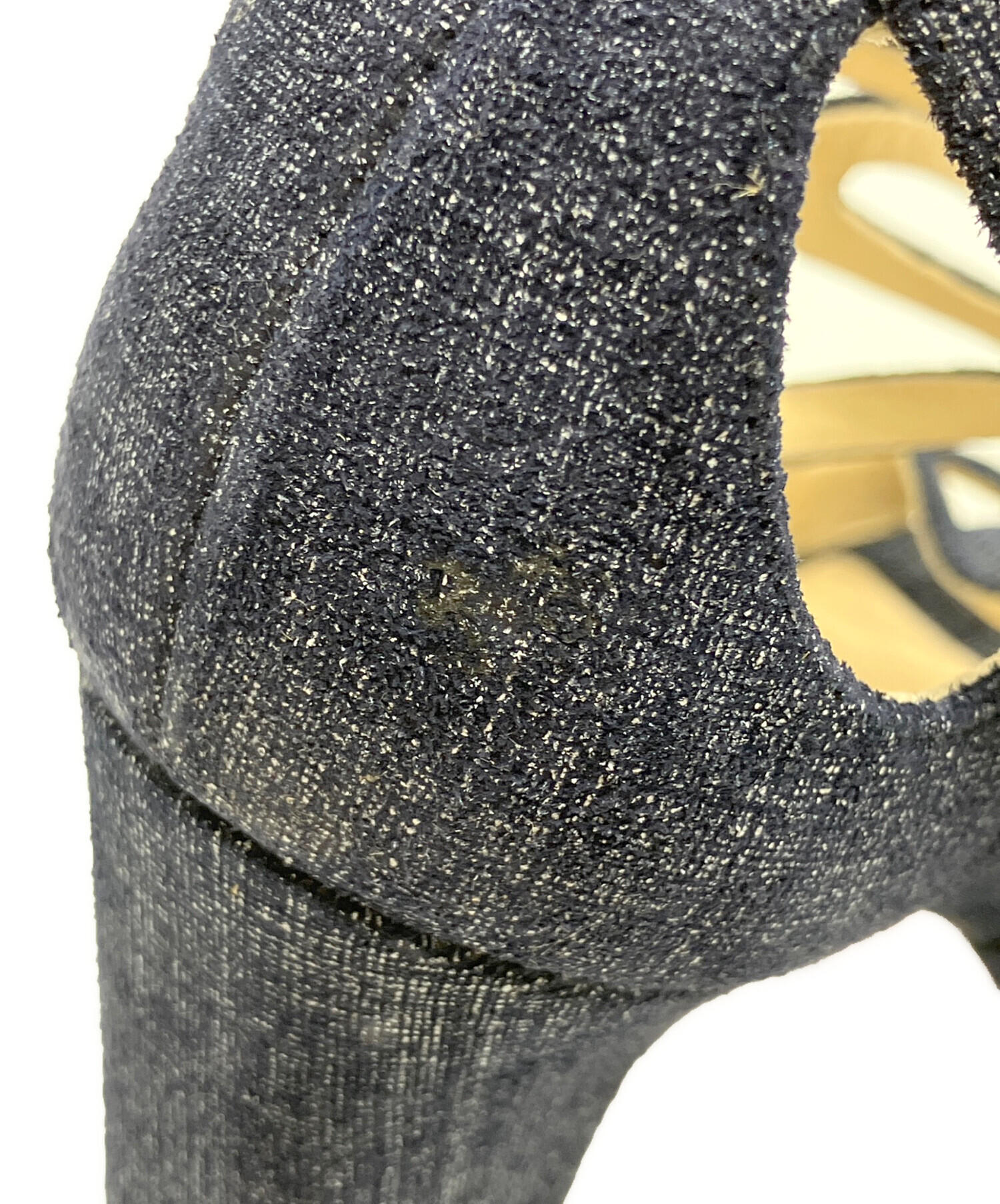 中古・古着通販】JIMMY CHOO (ジミーチュウ) デニムサンダル
