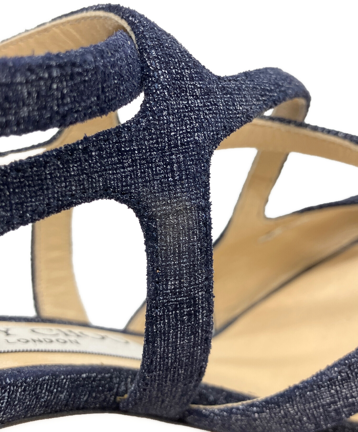 中古・古着通販】JIMMY CHOO (ジミーチュウ) デニムサンダル