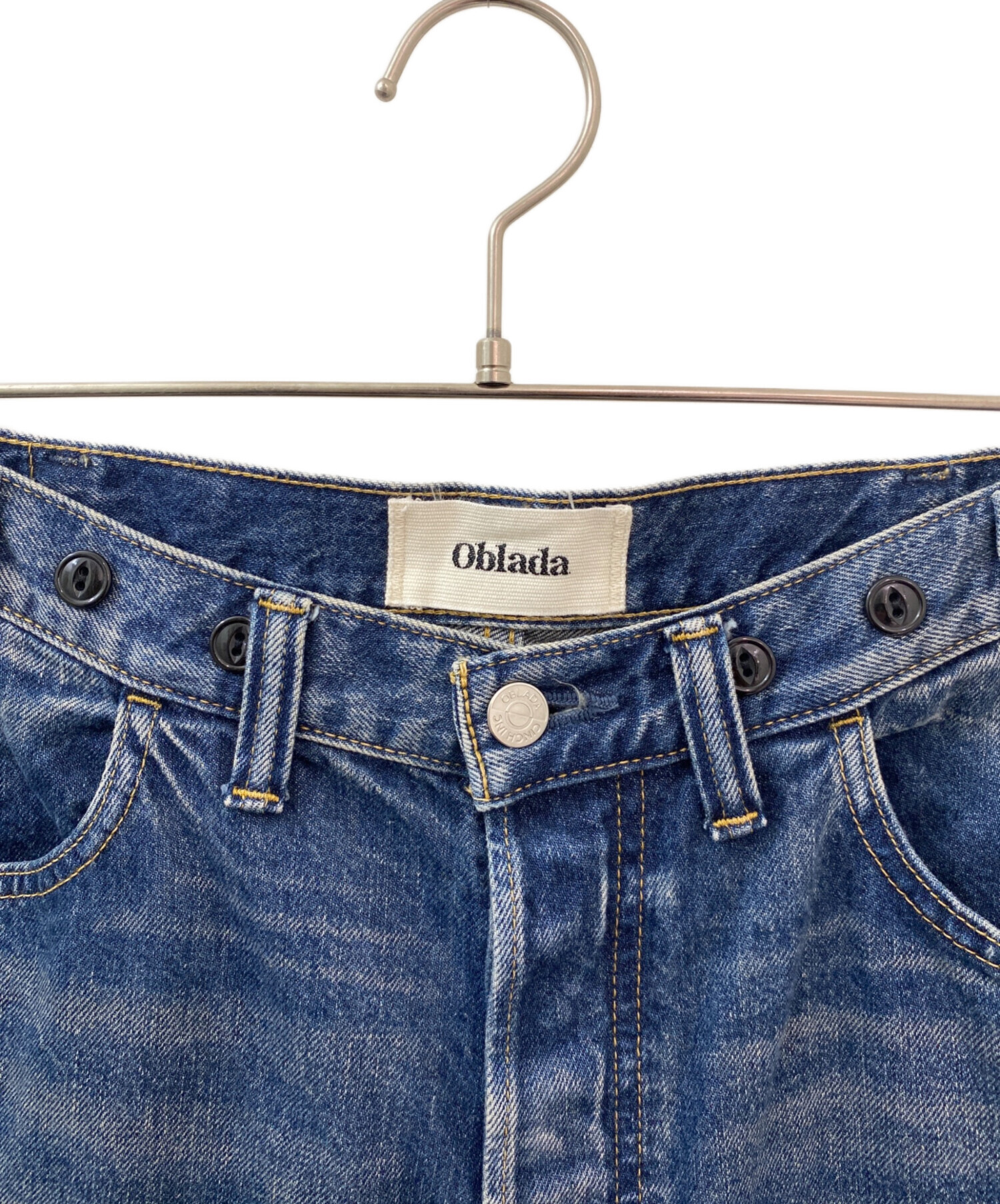 中古・古着通販】Oblada (オブラダ) デニムパンツ インディゴ サイズ:S