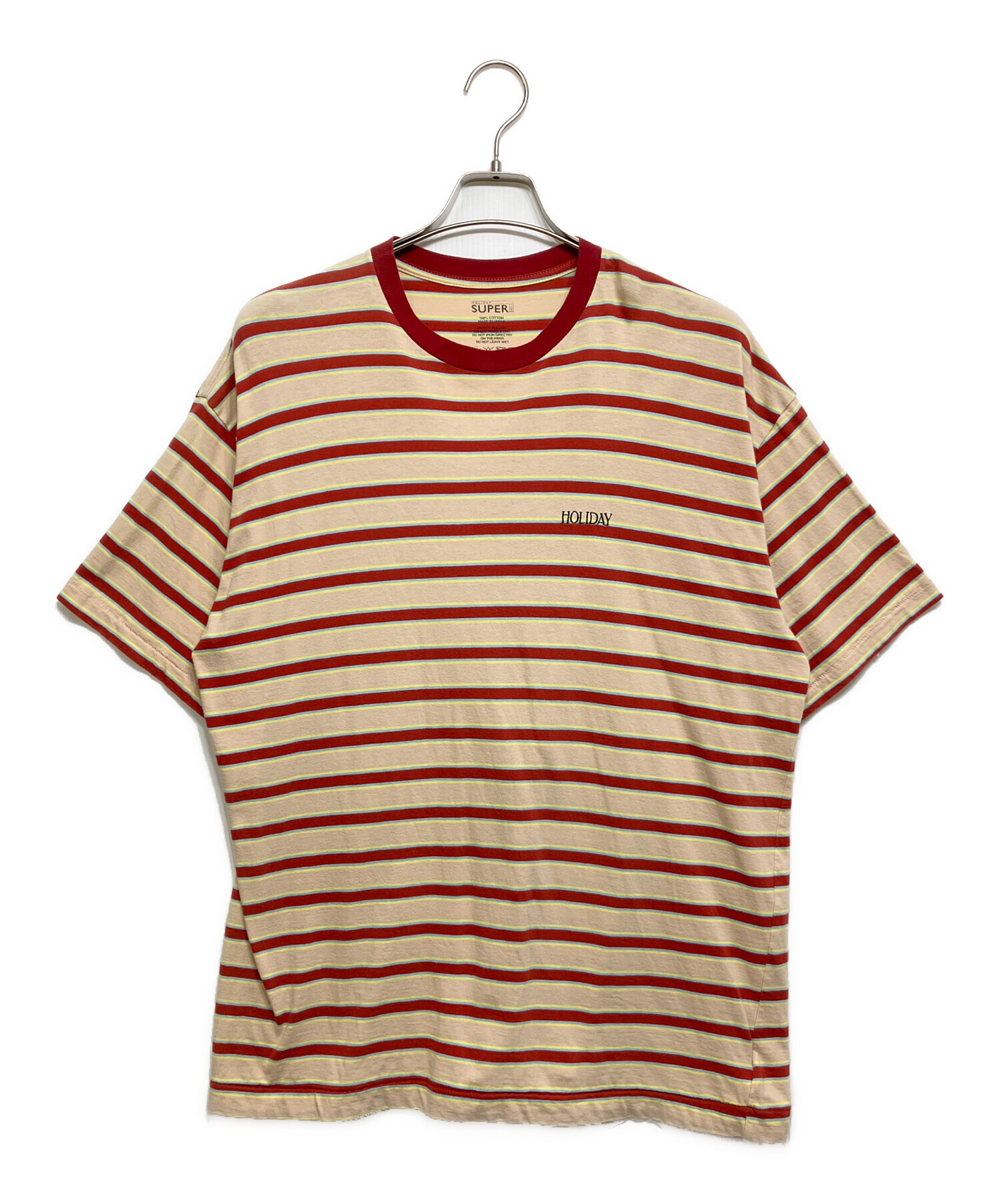 中古・古着通販】holiday (ホリデー) SUPER FINE BORDER S/S TSHIRT