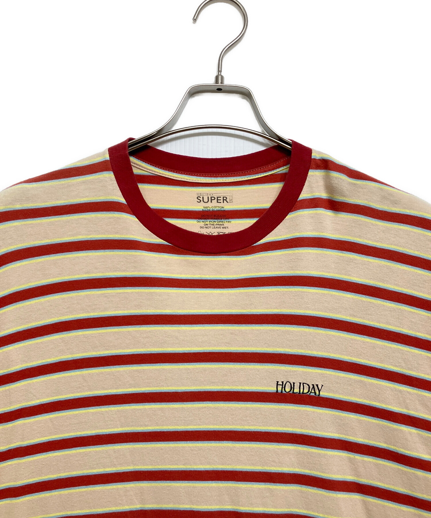 中古・古着通販】holiday (ホリデー) SUPER FINE BORDER S/S TSHIRT