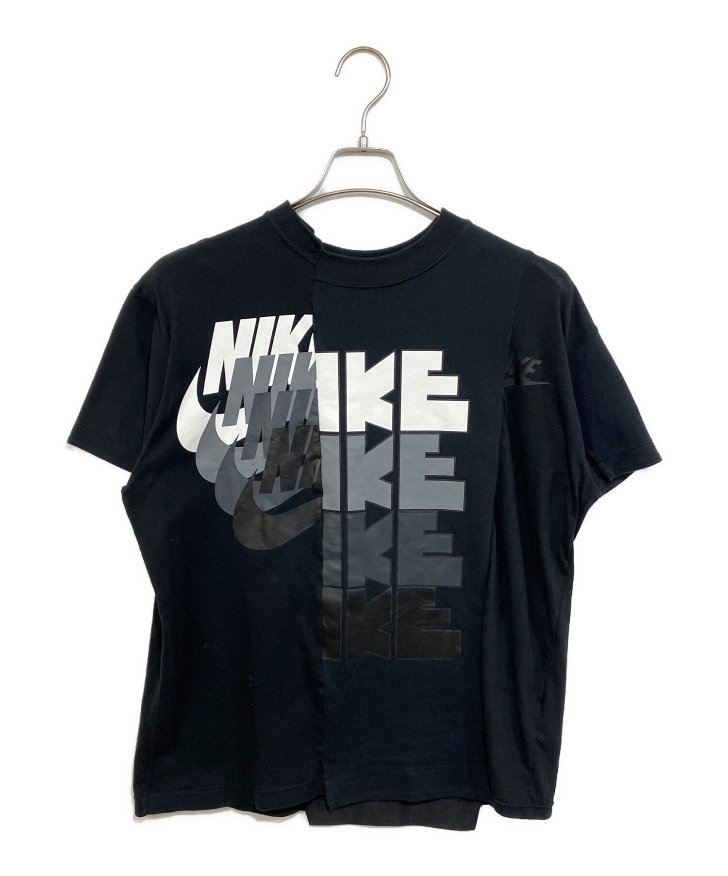 中古・古着通販】NIKE (ナイキ) sacai (サカイ) 再構築Tee ブラック
