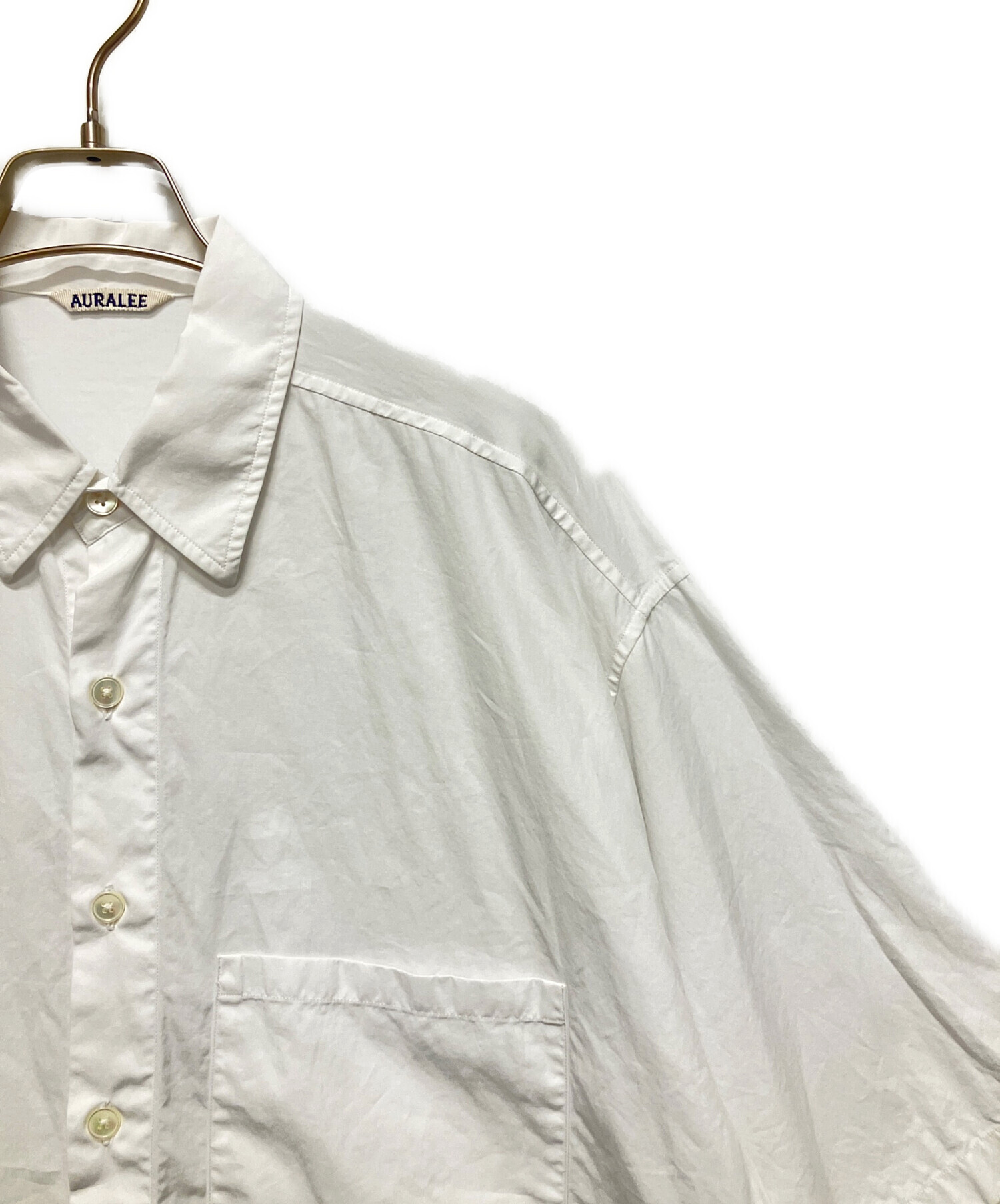 中古・古着通販】AURALEE (オーラリー) WASHED FINX TWILL BIG HALF