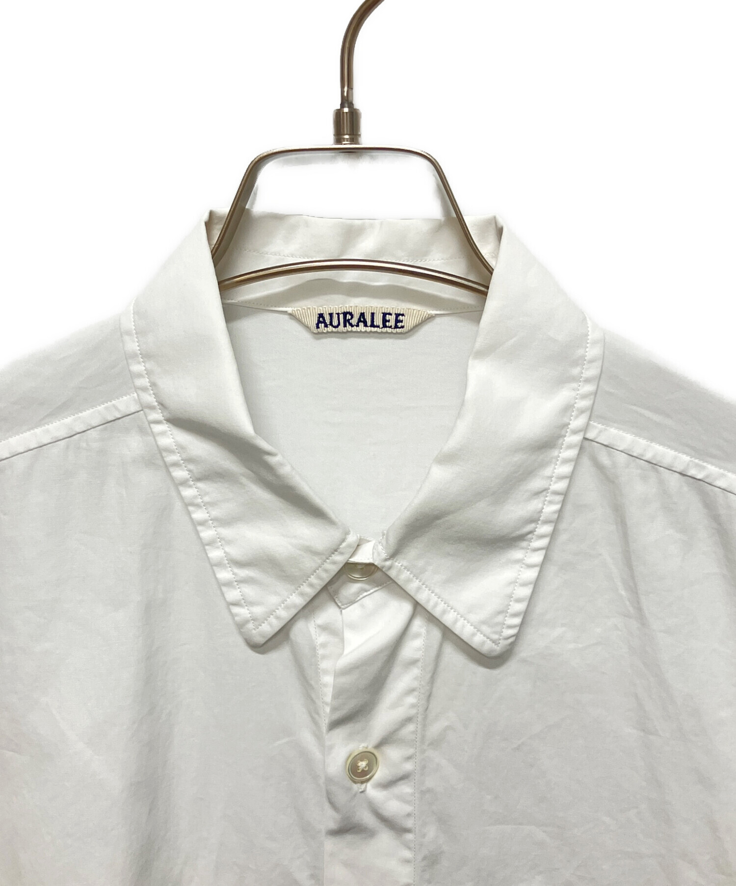 中古・古着通販】AURALEE (オーラリー) WASHED FINX TWILL BIG HALF