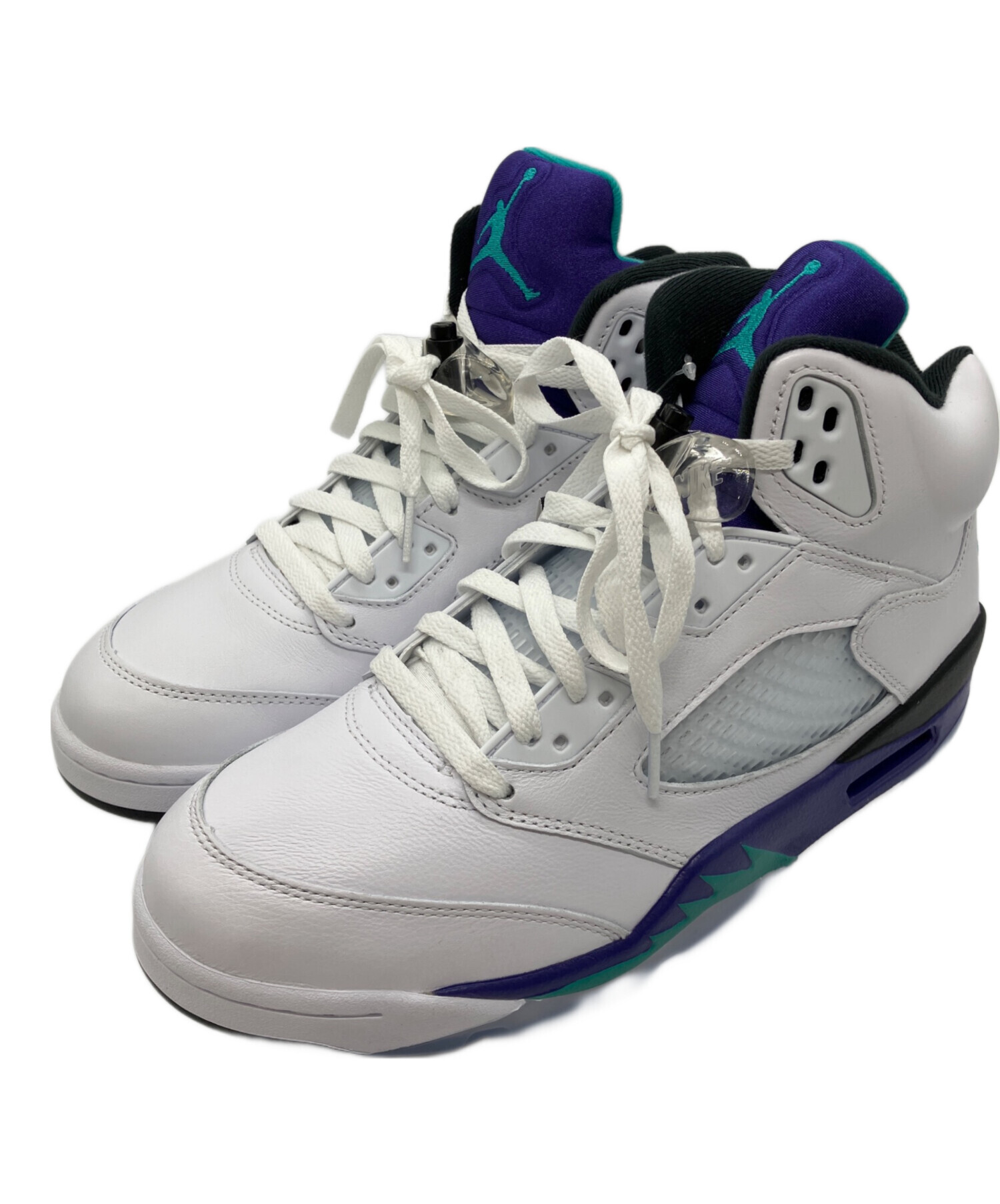 靴 Air Jordan 5 27cm 中古・古着通販】NIKE (ナイキ) ハイカットスニーカー NEW EMERALD