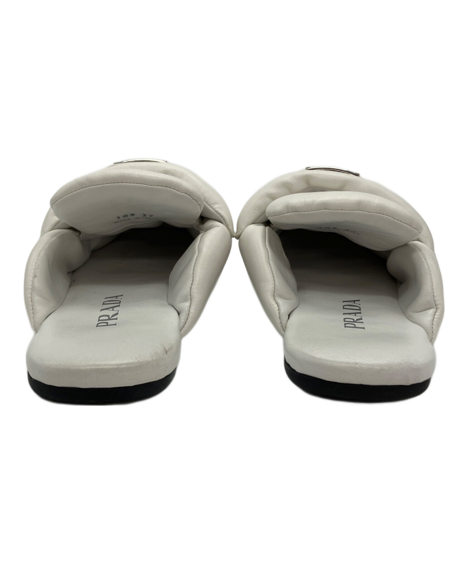 中古・古着通販】PRADA (プラダ) ソフト パデッドナッパレザー サボ