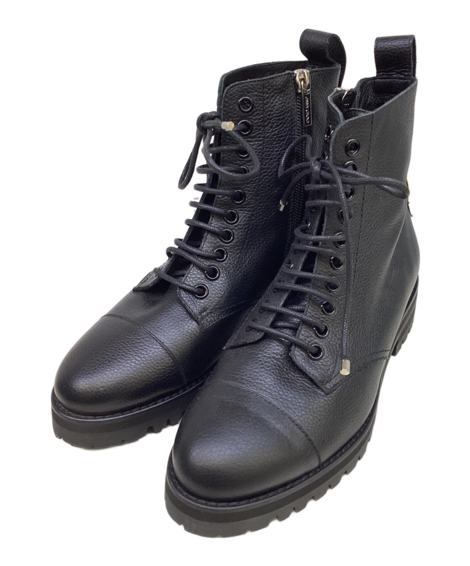 【新品未使用】JIMMY CHOO ショートブーツ 中古・古着通販】JIMMY CHOO (ジミーチュウ) サイドジップショート