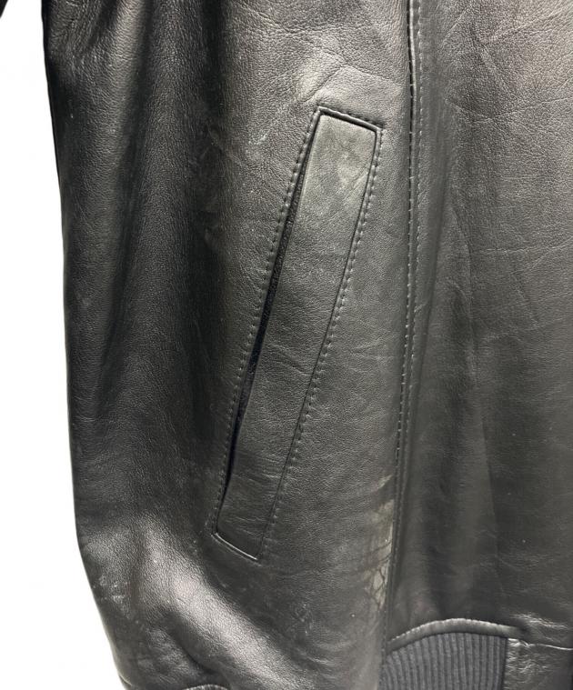 中古・古着通販】yoused (ユーズド) レザースタジアムジャンパー