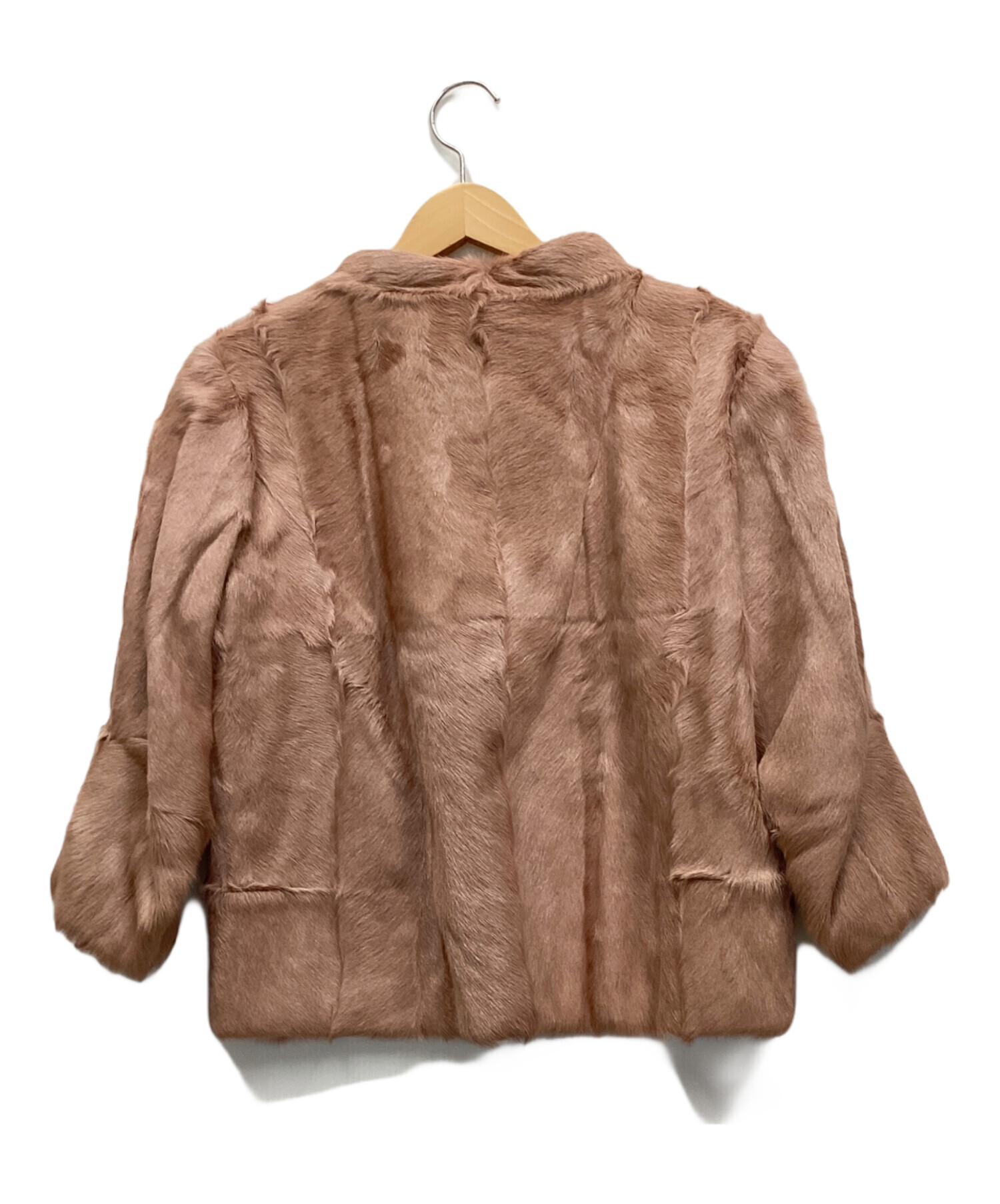 中古・古着通販】MARNI (マルニ) 毛皮ショートコート ピンク サイズ:40 