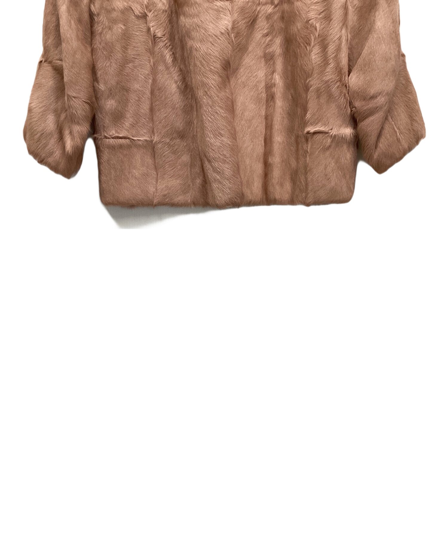 中古・古着通販】MARNI (マルニ) 毛皮ショートコート ピンク サイズ:40 