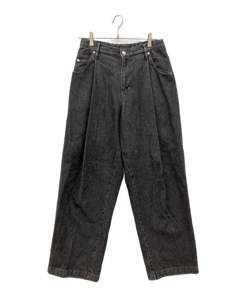 中古・古着通販】NEON SIGN (ネオンサイン) デニムパンツ ブラック