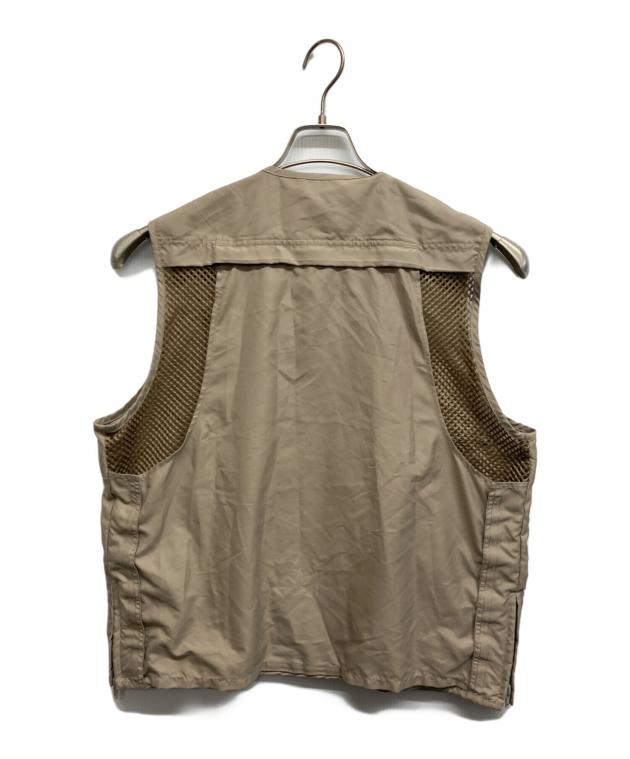 90's Columbia コロンビア　フィッシングベスト Mサイズ　ベージュ 中古・古着通販】Columbia (コロンビア) フィッシングベスト ベージュ