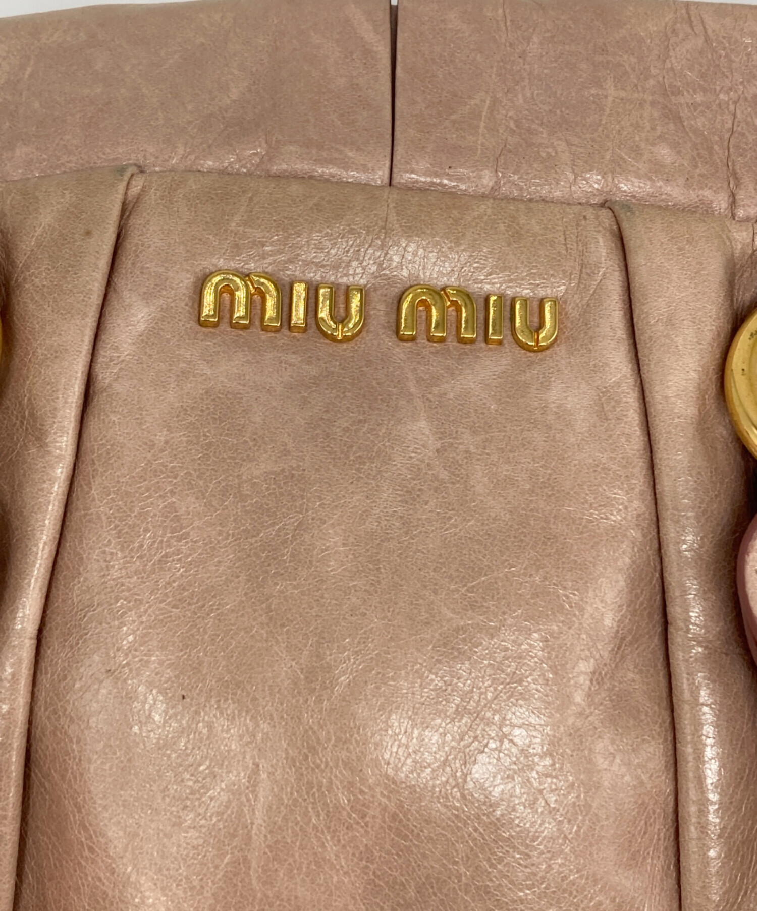 中古・古着通販】MIU MIU (ミュウミュウ) VITELLO LUX 2WAYバッグ 