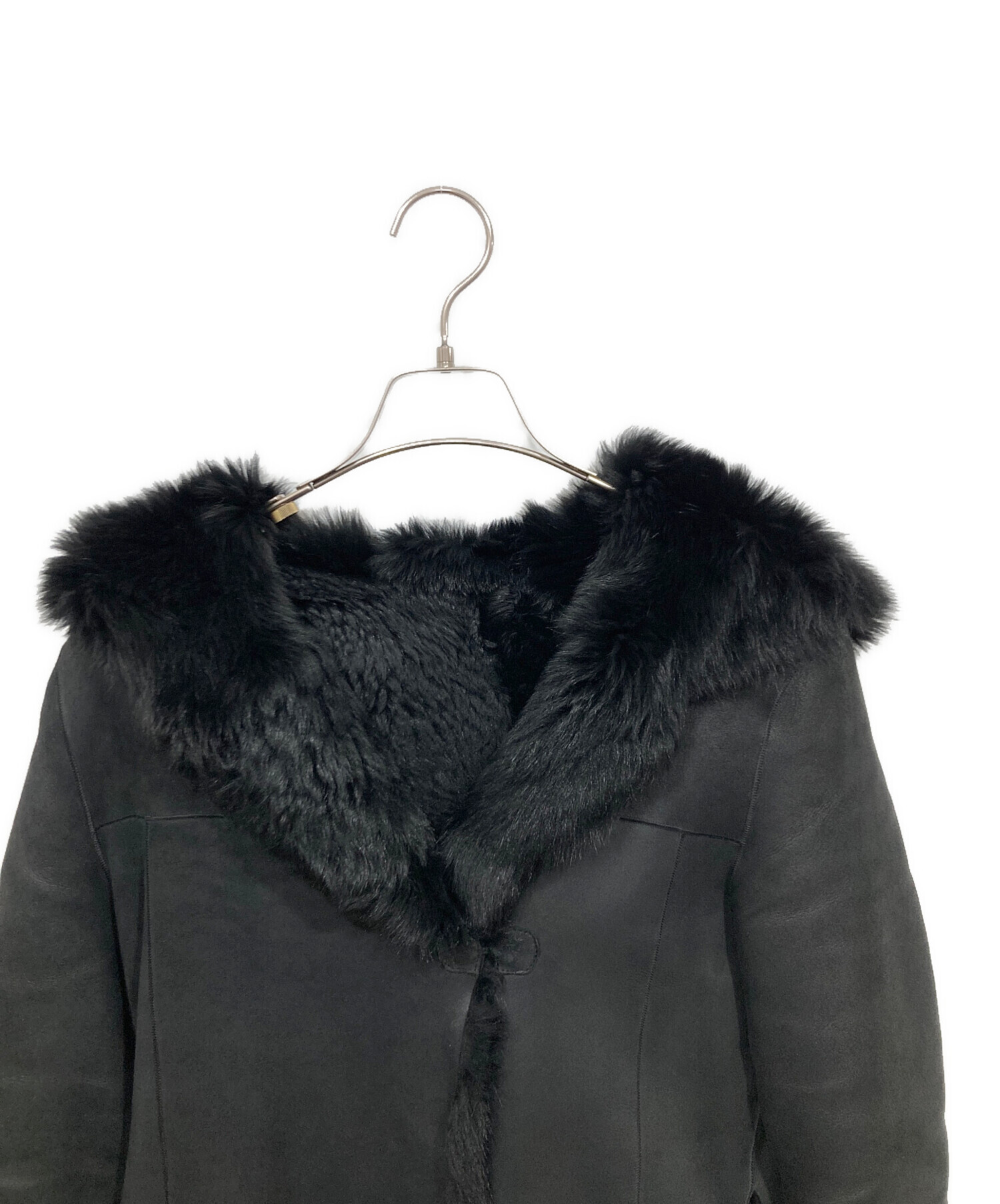 中古・古着通販】ESTNATION (エストネーション) ムートンレザーファー