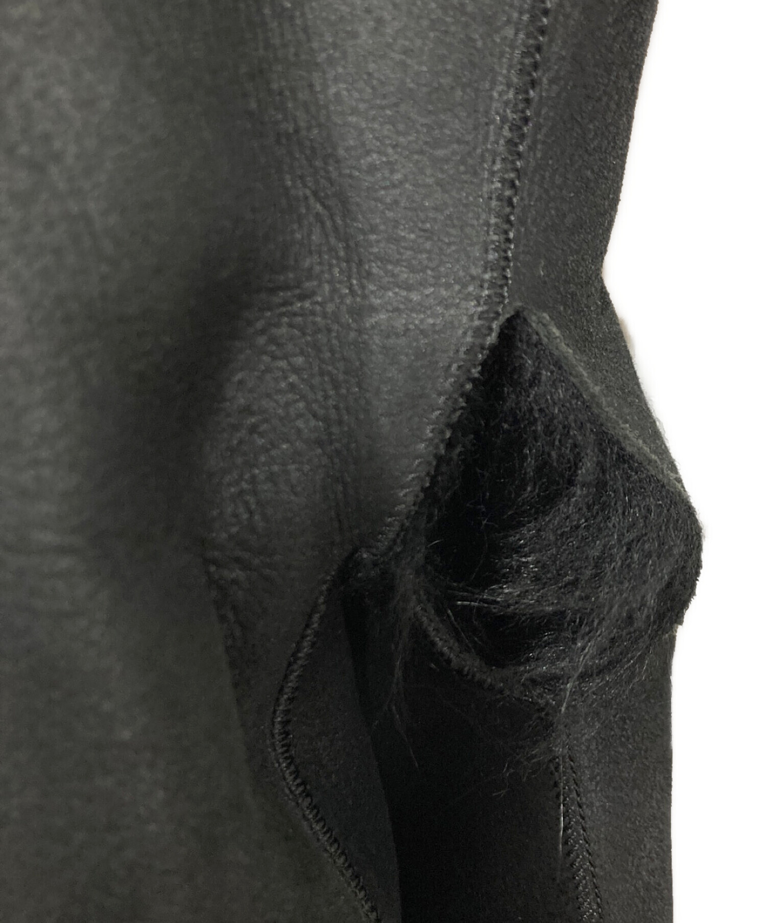 中古・古着通販】ESTNATION (エストネーション) ムートンレザーファー