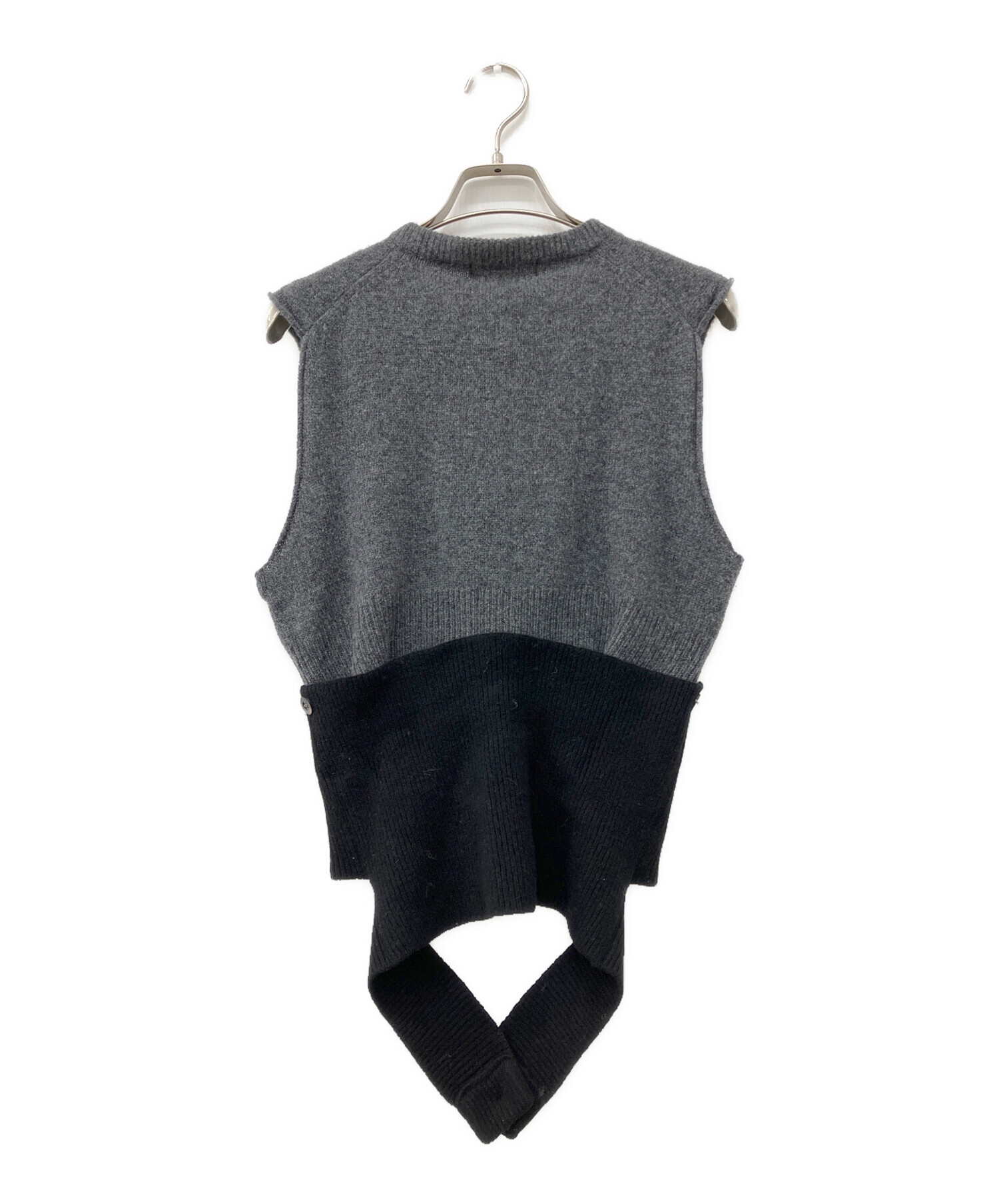 KAYLE WOOL KNIT VEST ニットベスト 中古・古着通販】kayle (ケイル) WOOL KNIT VEST WAIST WARMER SET