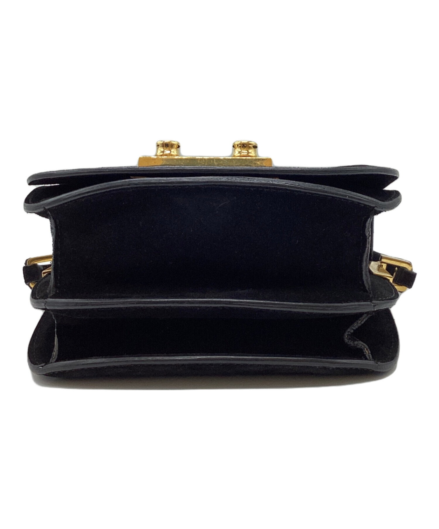 中古・古着通販】MARNI (マルニ) スエードショルダーバッグ ブラック