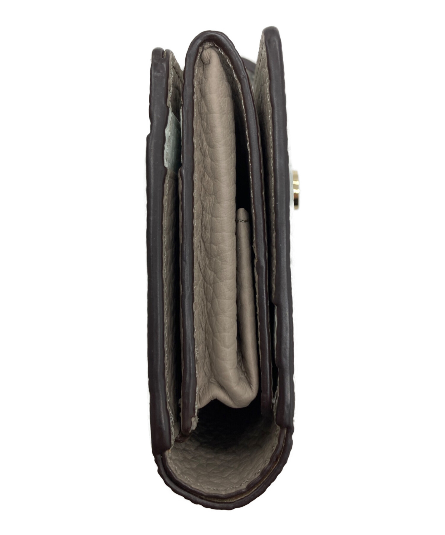 中古・古着通販】PELLE BORSA (ペレボルサ) 2つ折り財布 ホワイト 