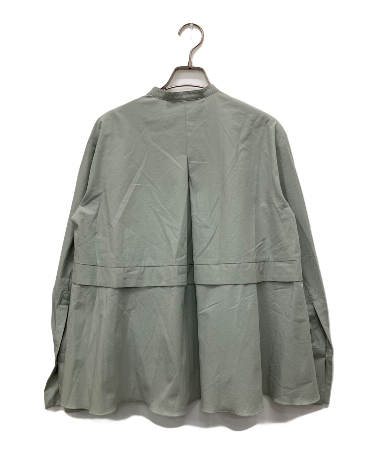 マリリンムーン Tuck frill flare washer shirt MARILYN MOON】マリリンムーン タックフリルフレアシャツ tuck frill