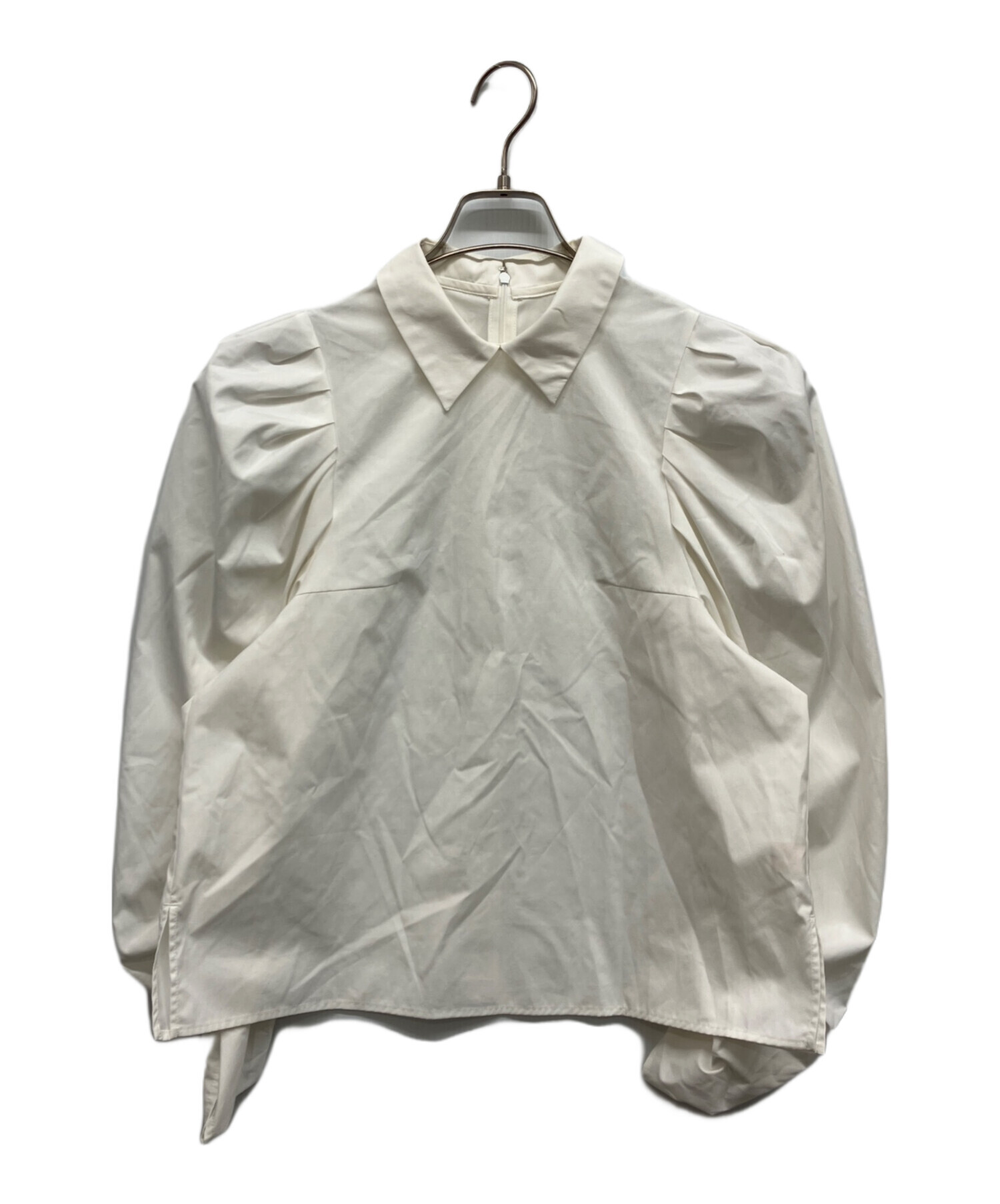 【未使用品】HEVE トップス　ブラウス 中古・古着通販】Heve (ヘイヴ) クロワッサンカラーブラウス ホワイト