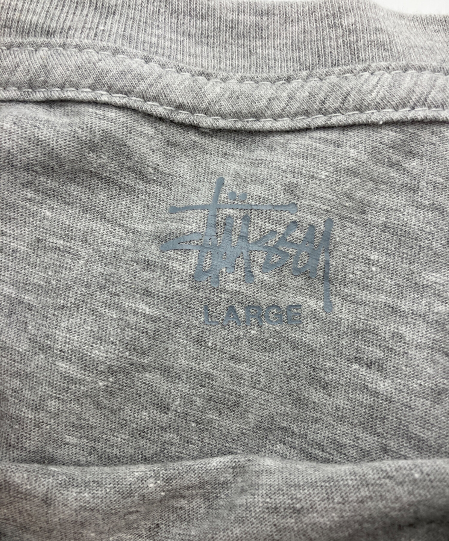中古・古着通販】stussy (ステューシー) ラインストーンプリントロゴT 