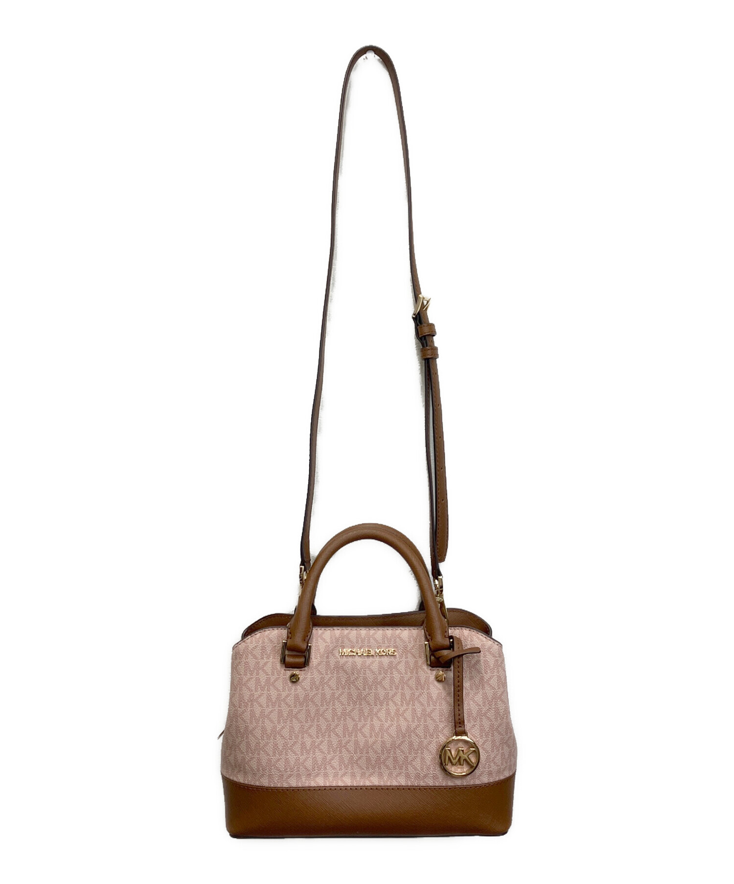 中古・古着通販】MICHAEL KORS (マイケル・コース) 2WAYバッグ ピンク