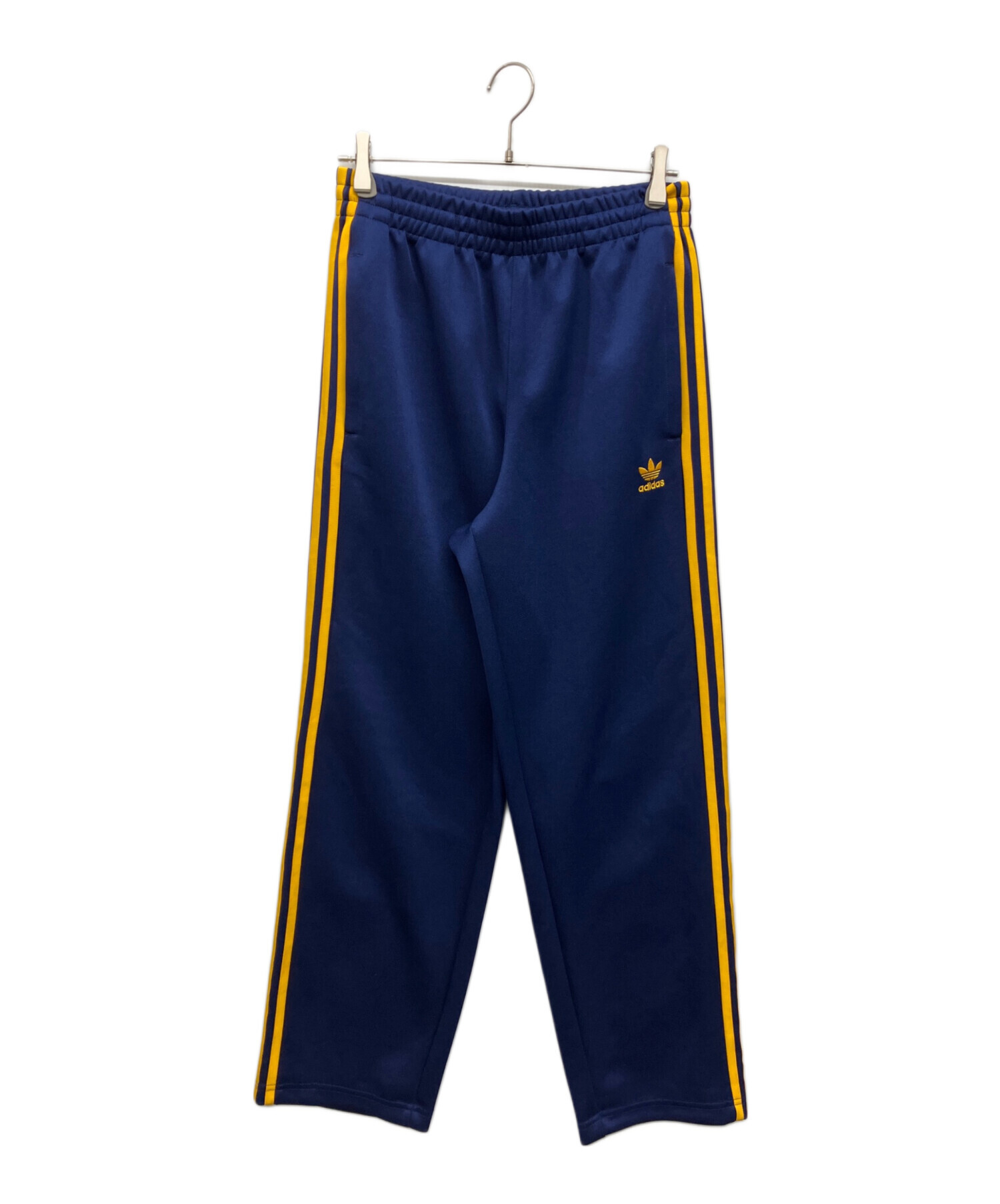 古着  アディダス トラックパンツ イエロー ブルー ワイドパンツ 中古・古着通販】adidas (アディダス) クラシックス+ ワイドレッグ