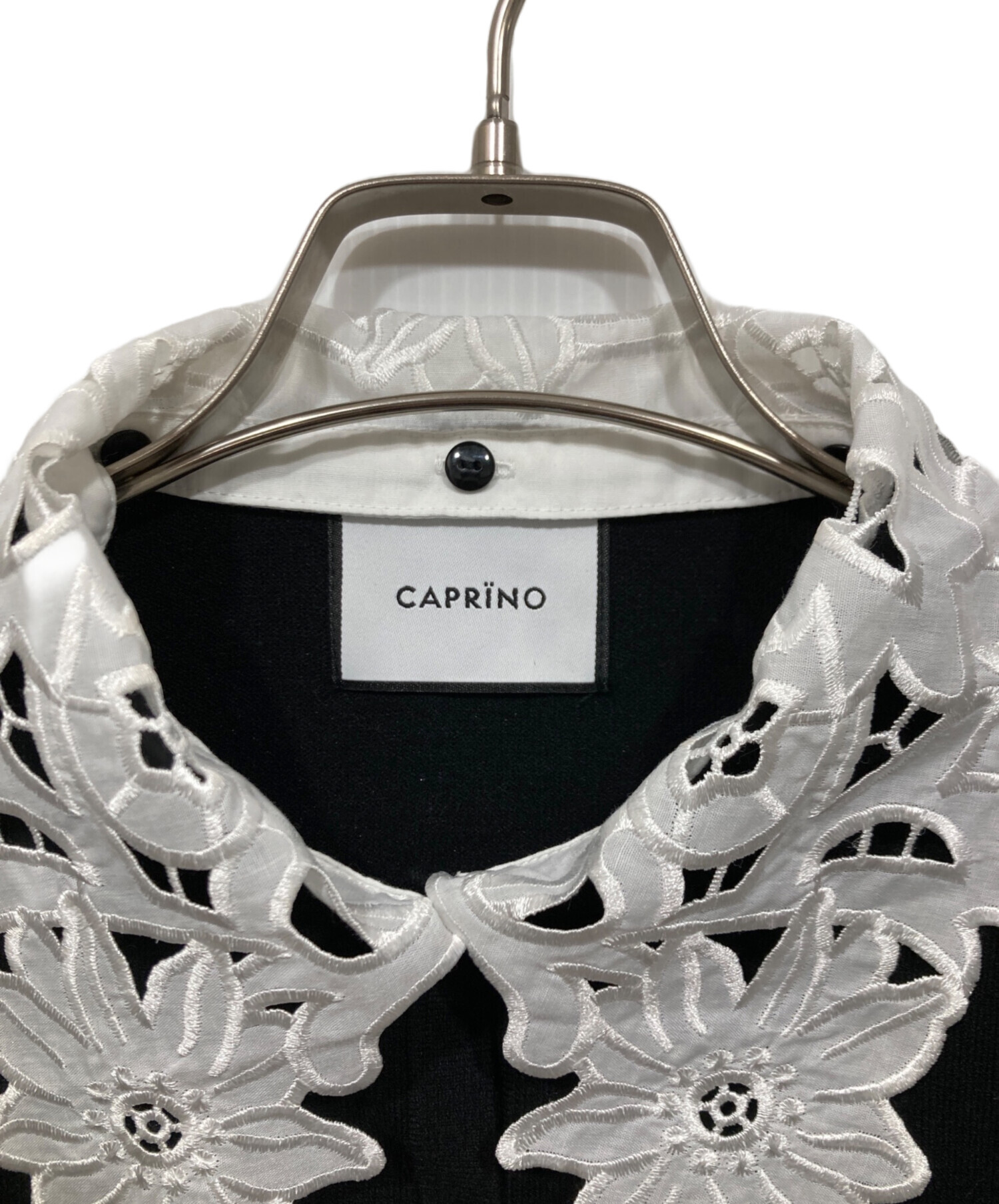 中古・古着通販】CAPRINO (カプリーノ) 2Wayカーディガン ブラック