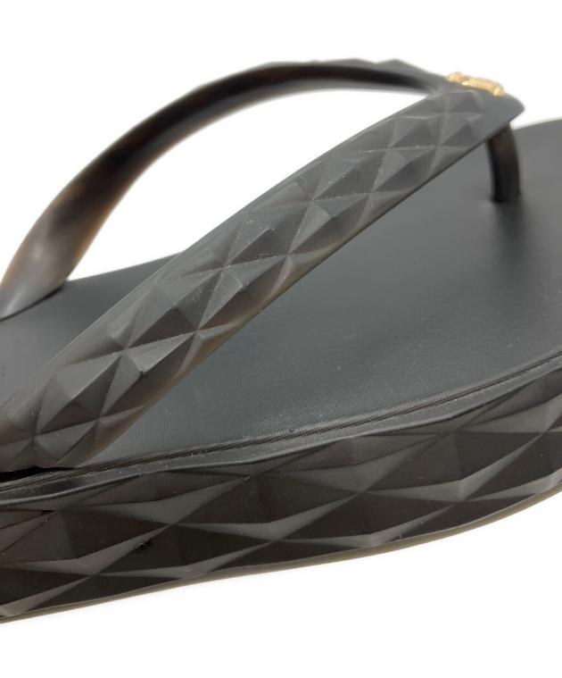 中古・古着通販】JIMMY CHOO (ジミーチュウ) トングサンダル ブラック