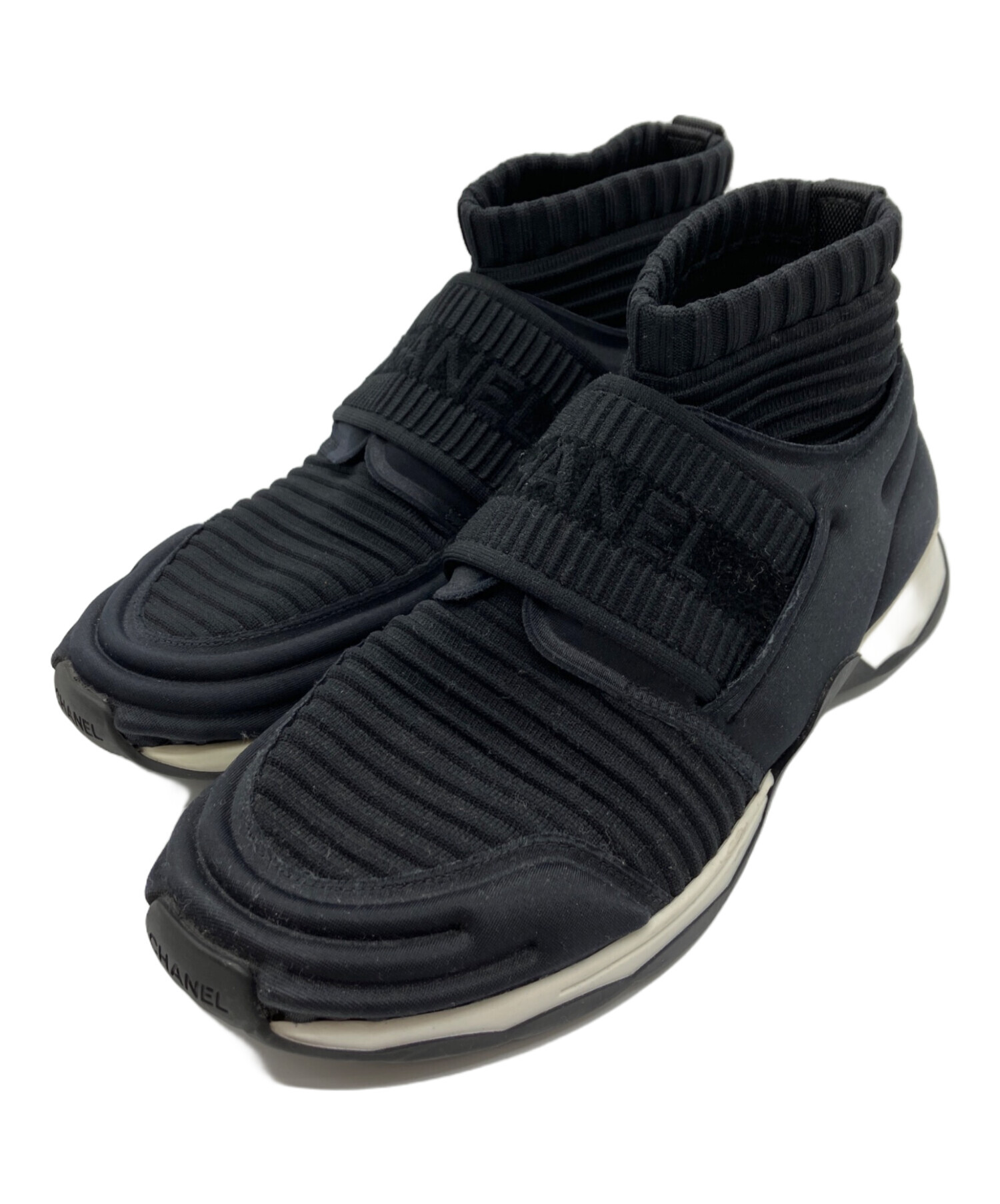 中古・古着通販】CHANEL (シャネル) スニーカー ブラック サイズ:36