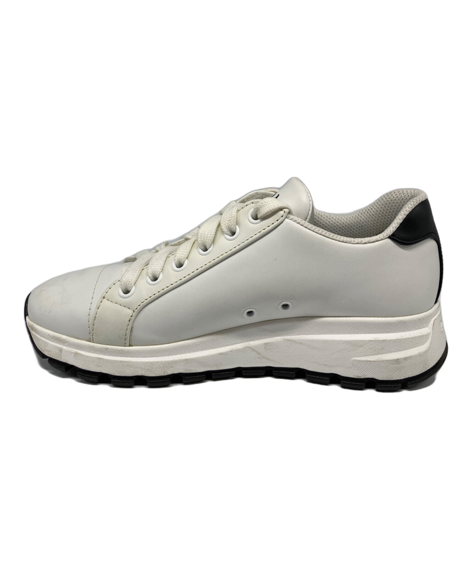 中古・古着通販】PRADA (プラダ) スニーカー ホワイト サイズ:35