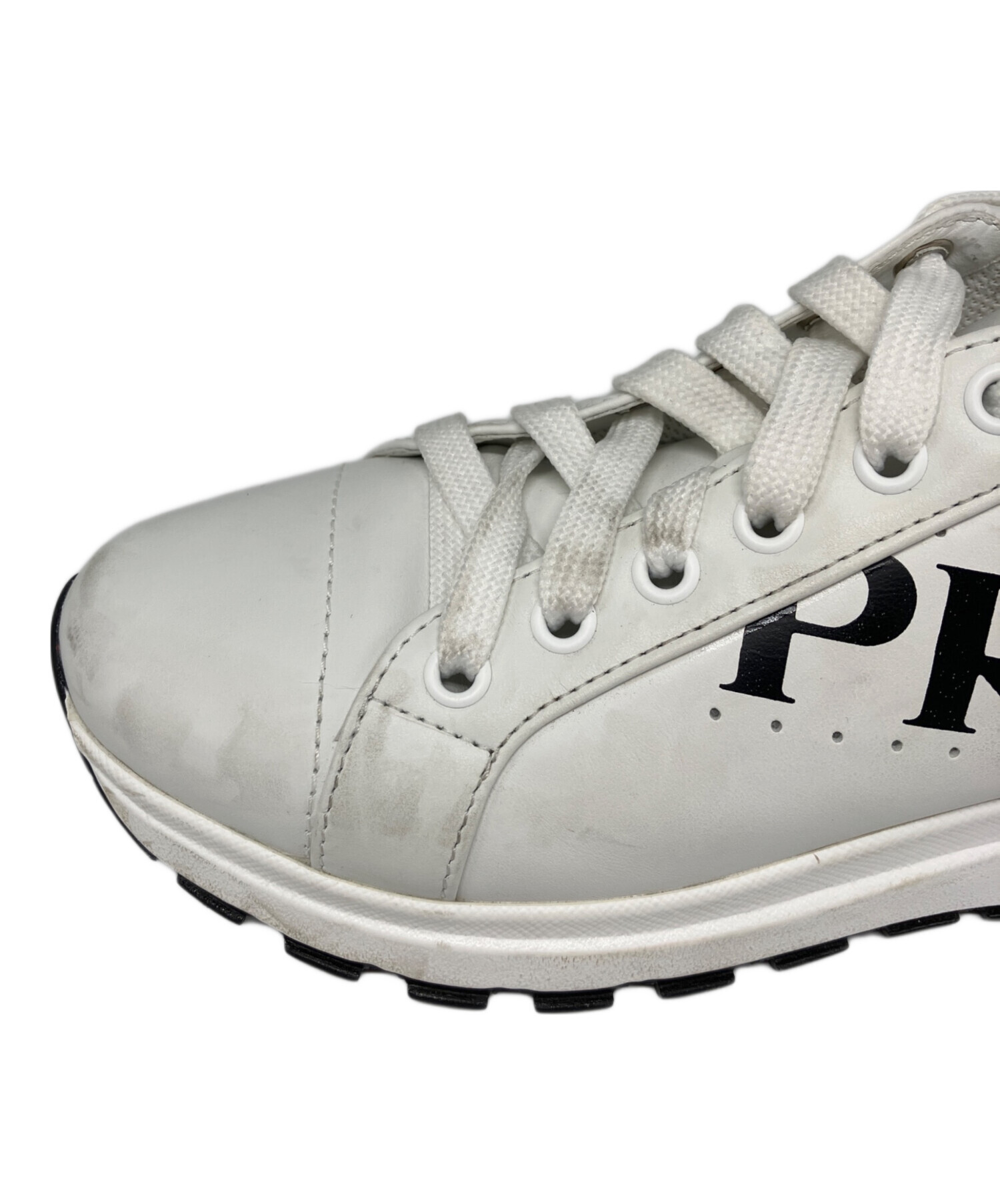 中古・古着通販】PRADA (プラダ) スニーカー ホワイト サイズ:35