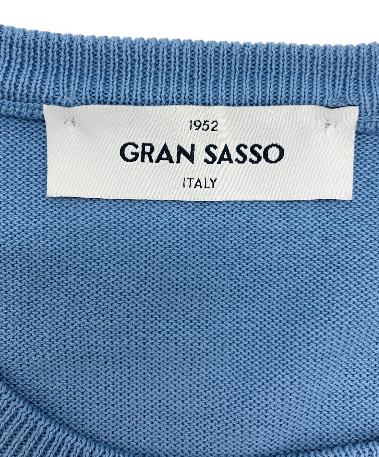 中古・古着通販】GRAN SASSO (グランサッソ) PARICOLLO M/M 12G ブルー 