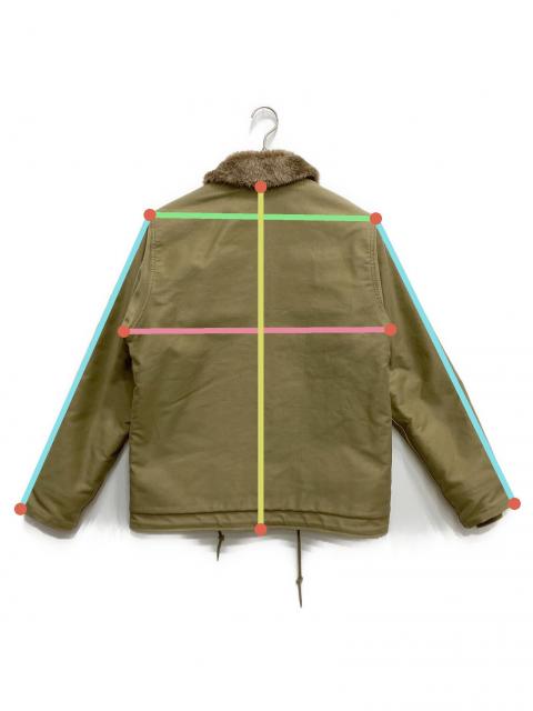 中古・古着通販】HOUSTON (ヒューストン) N-1デッキジャケット カーキ