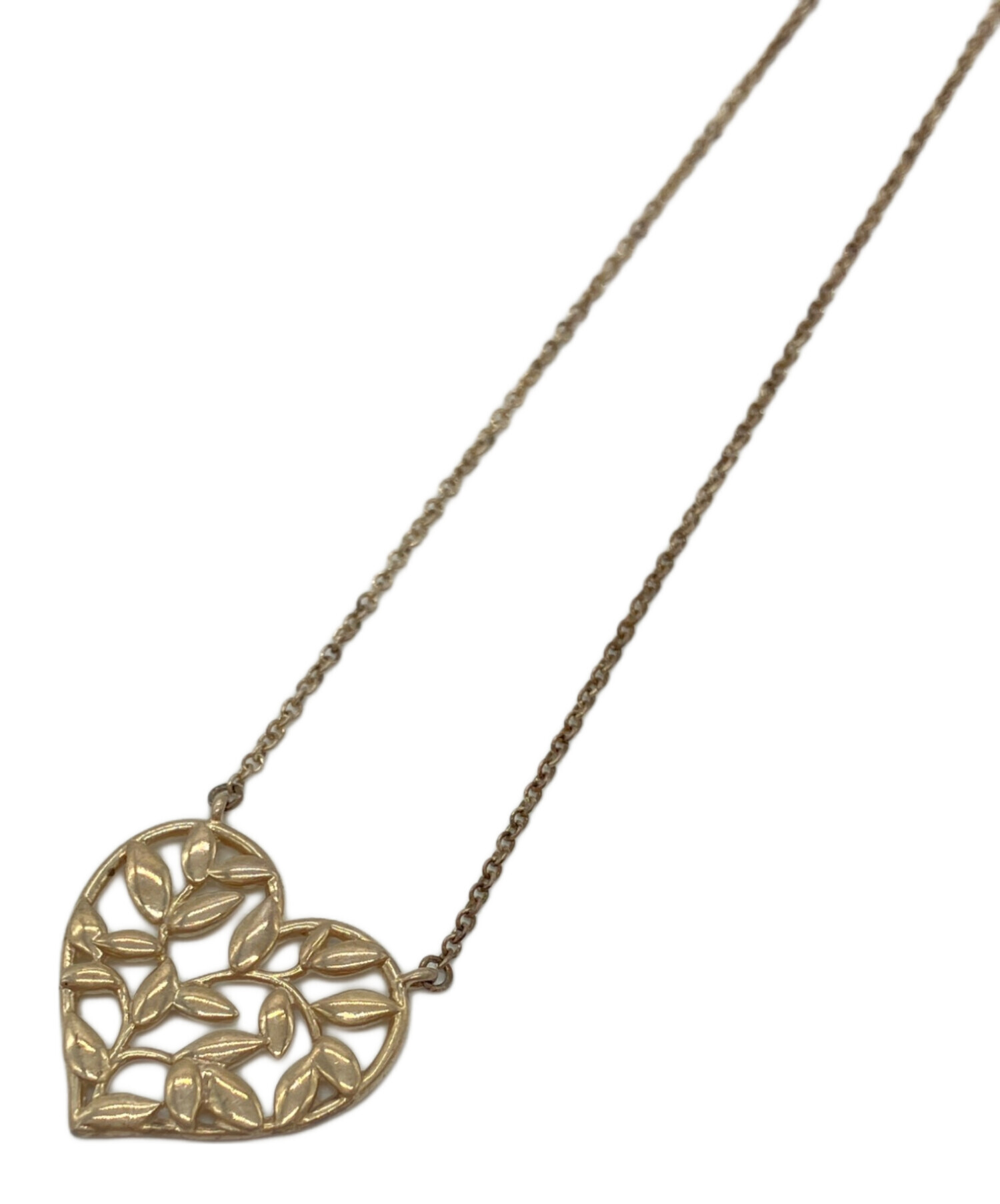 【廃盤】【ヴィンテージ】ティファニー リーフペンダントトップ 中古・古着通販】TIFFANY & Co. (ティファニー) オリーブリーフハート