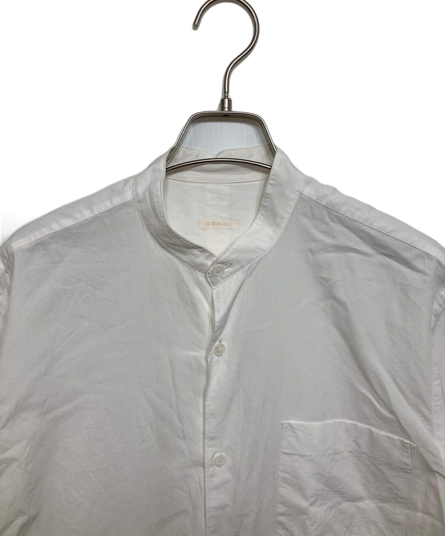 中古・古着通販】COMOLI (コモリ) ショートスリーブシャツ ホワイト